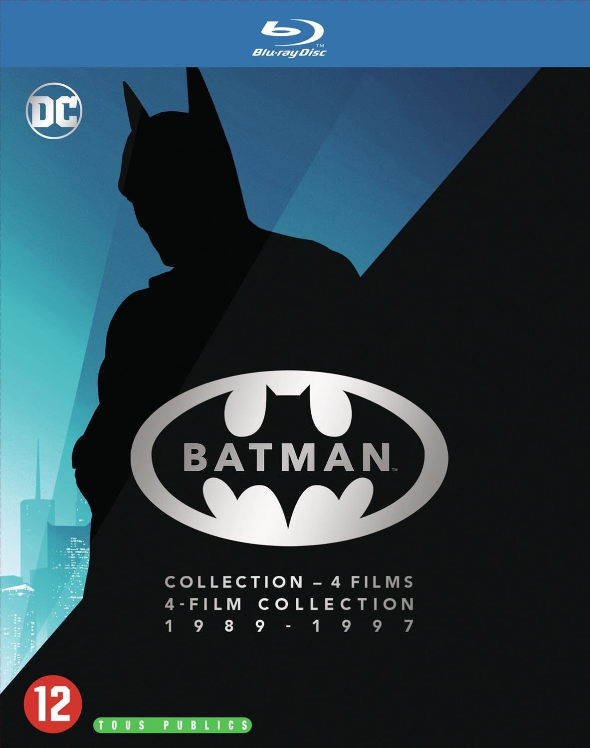 Coffret batman 4 films : batman ; batman le défi ; batman forever ; batman & robin Films