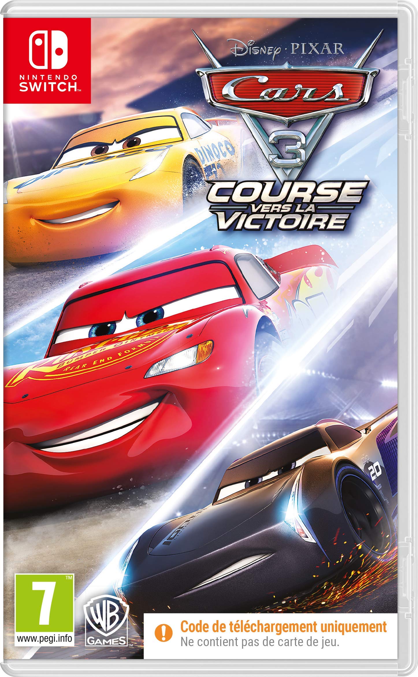 Cars 3 : Course Vers la Victoire- Code de téléchargement Inbox (Nintendo Switch) game