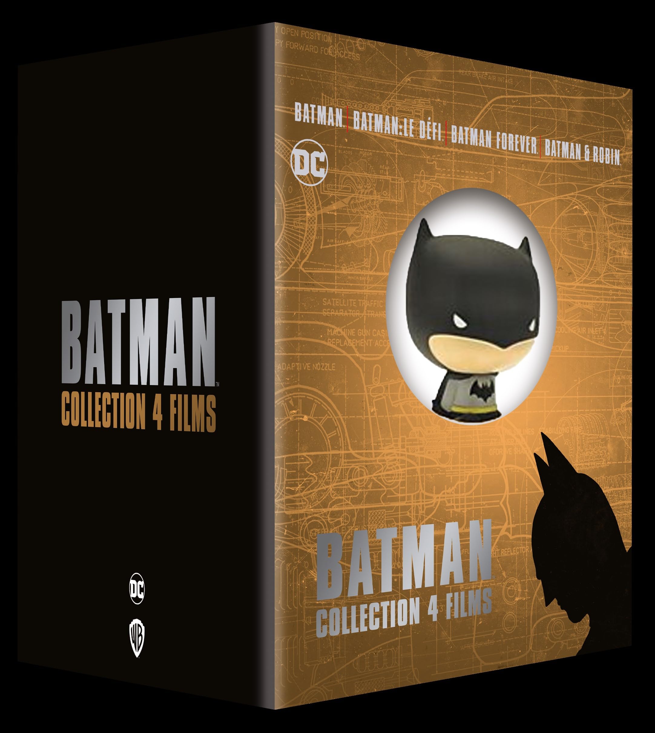 Batman - 4 Films Collection 1989 - 1997 dvd