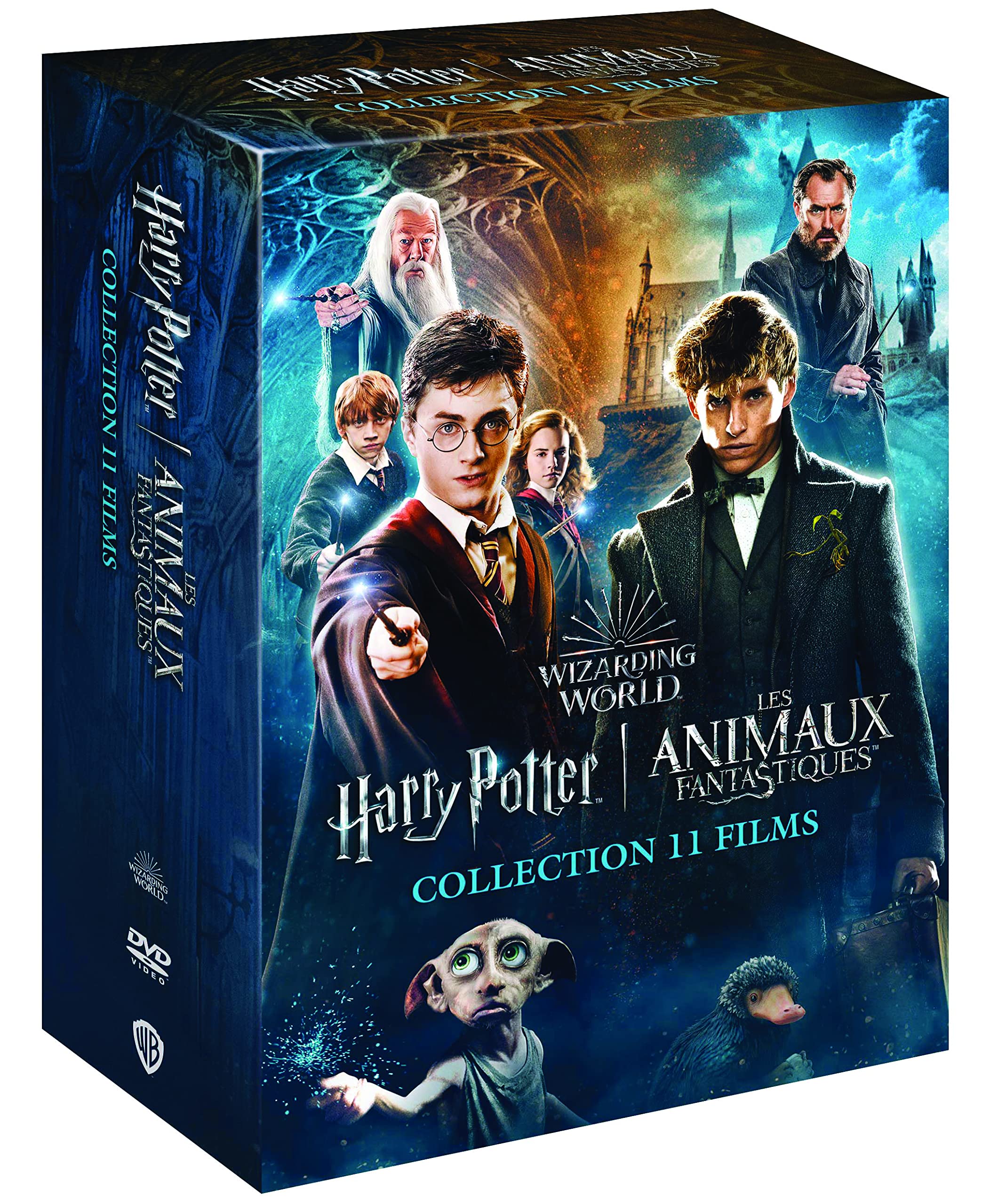 Wizarding world : harry potter 1 à 7.2 + les animaux fantastiques 1 à 3 Films