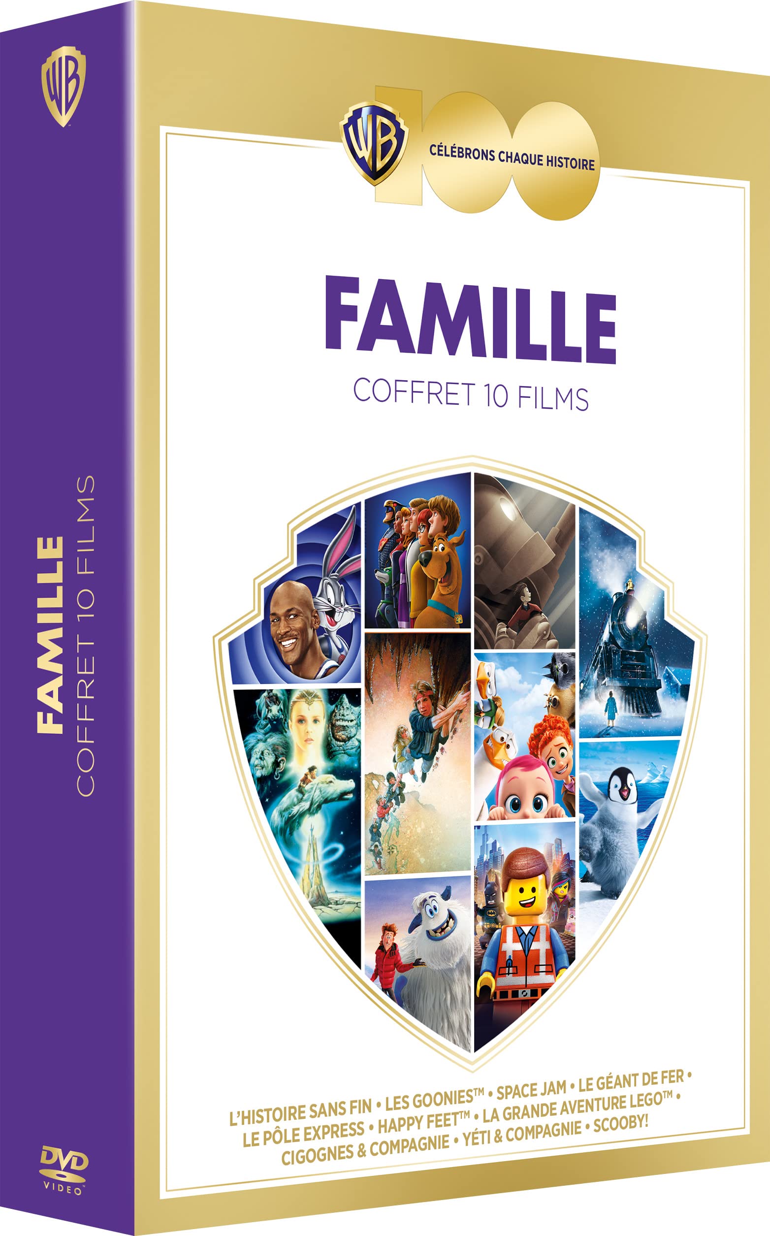 Coffret Warner 100 ans - Famille : 10 films dvd