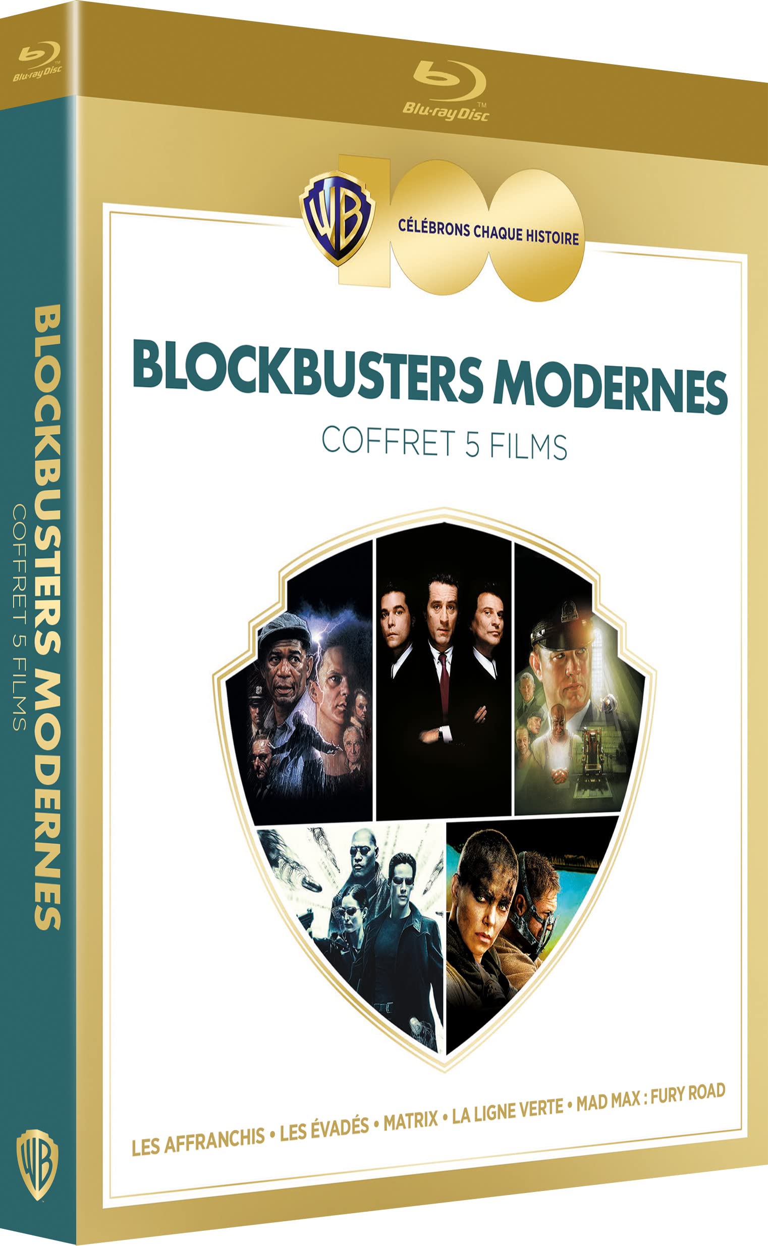 Coffret Warner 100 ans - Blockbusters Modernes : 5 films dvd