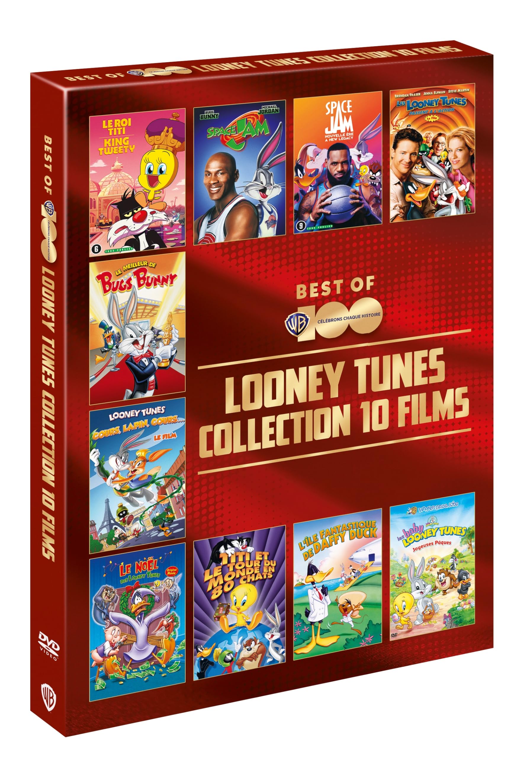 Coffret Warner 100 ans - Looney Tunes: Collection 10 Films dvd