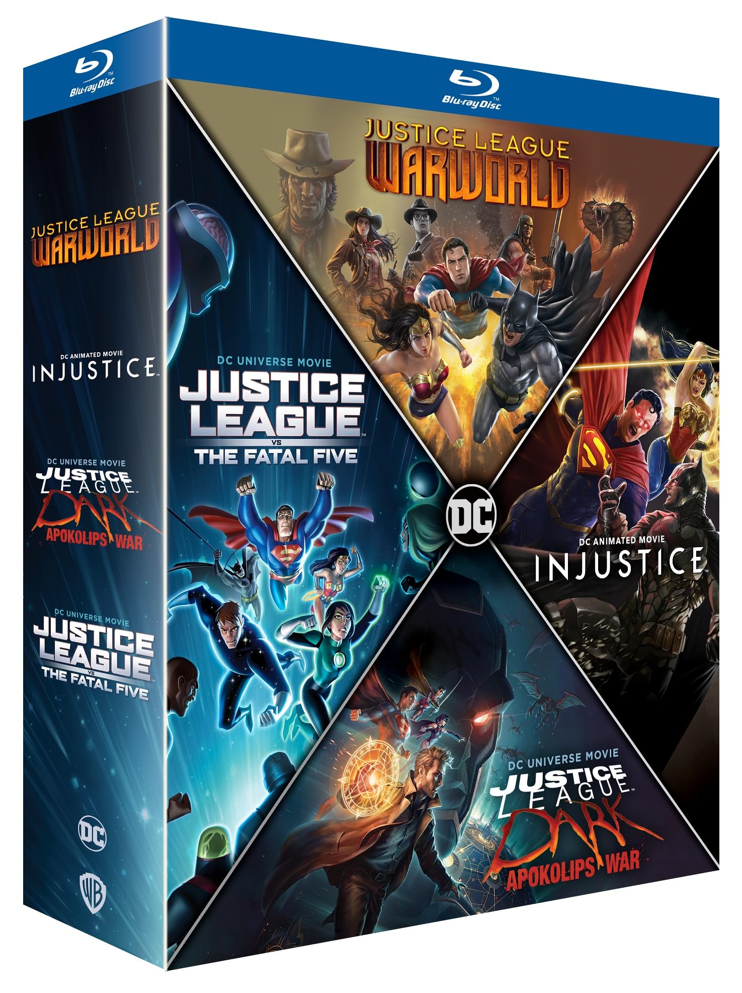 Justice League : 4 Films animés dvd