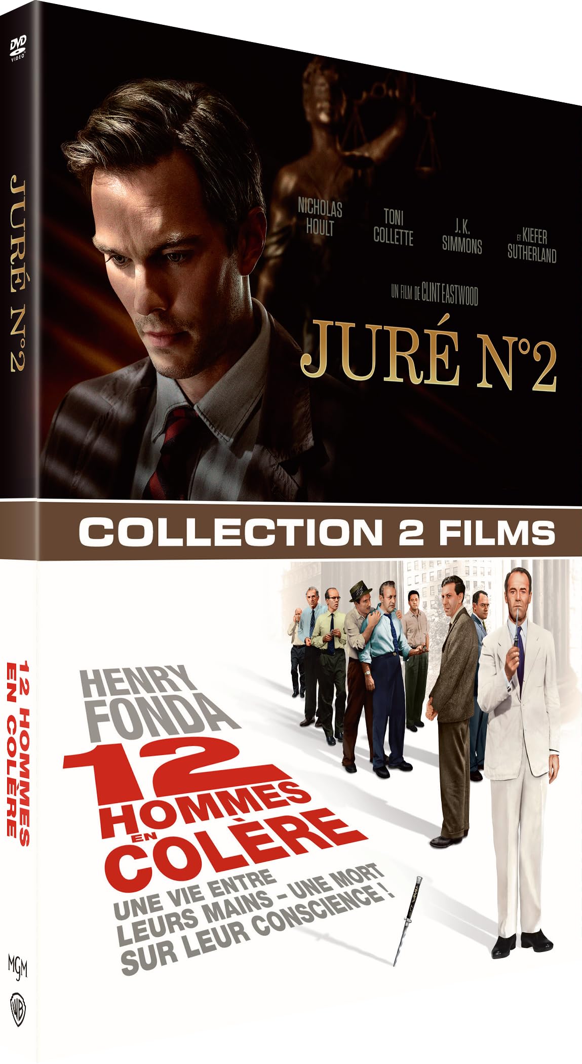 Juré N°2 + 12 Hommes en colère dvd