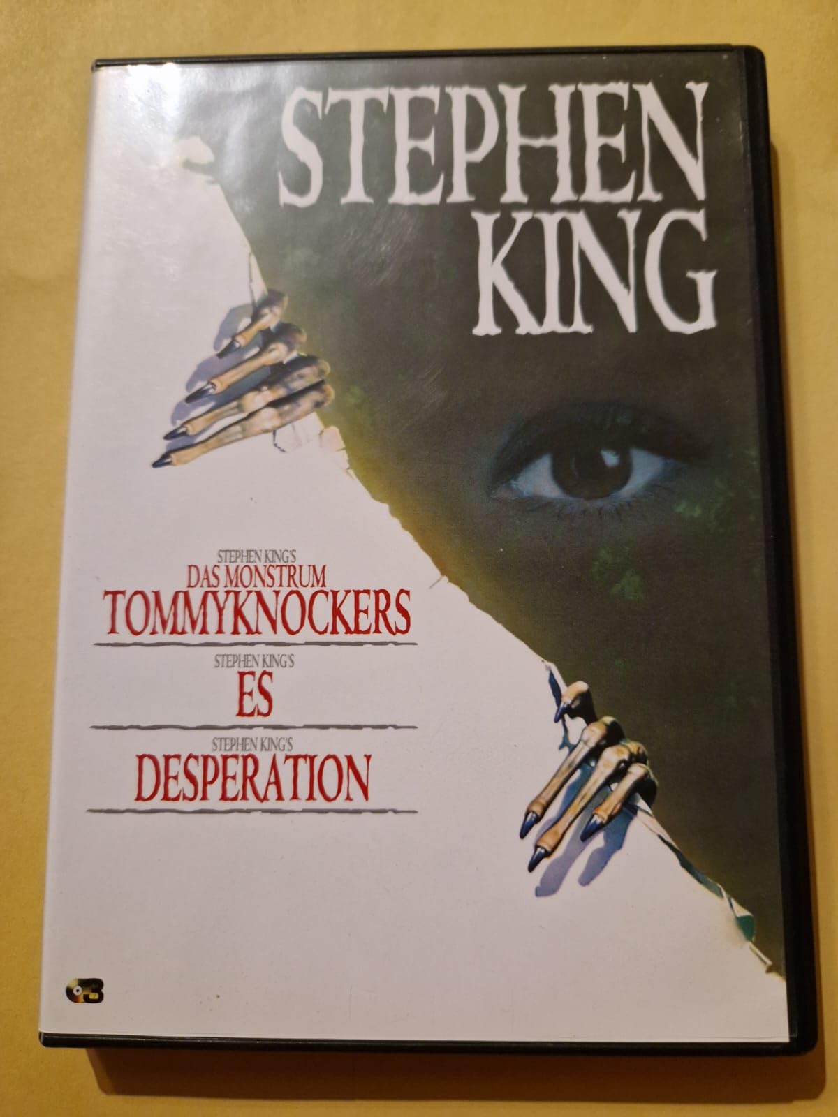 Stephen King Collection auf 3 DVDs: Das Monstrum Tommyknockers, Es und Desperation. Films