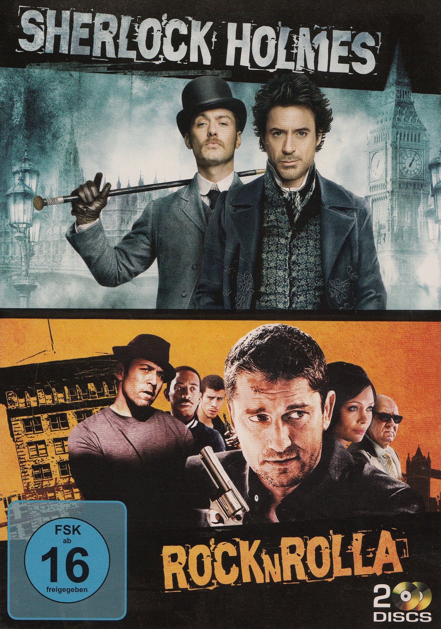 Guy Ritchie : Sherlock Holmes / Rock 'N' Rolla - 2 DVD Set Movies