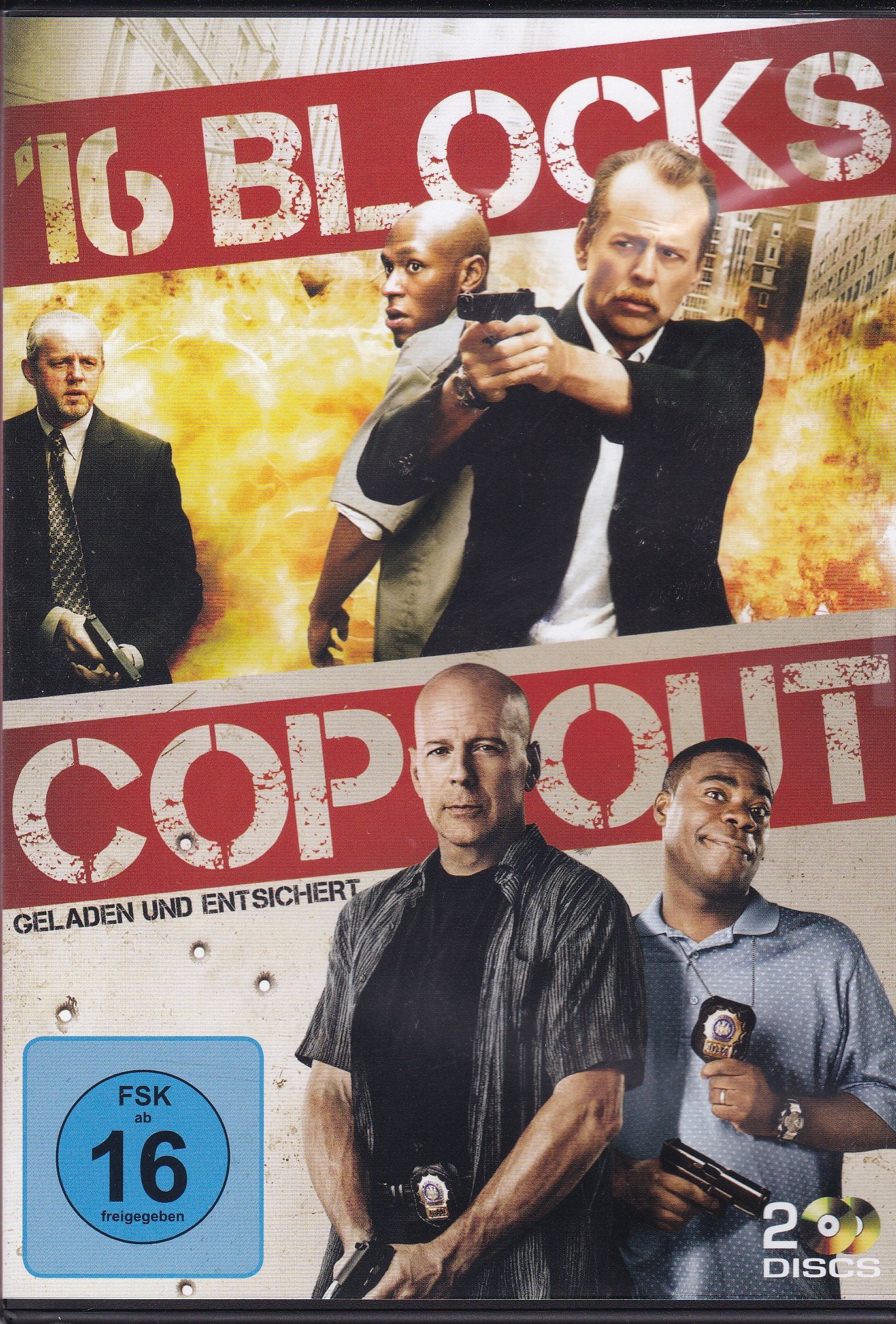 Product Image: 16 Blocks & Cop Out (Bruce Willis Doppelpack) (2 DVDs)