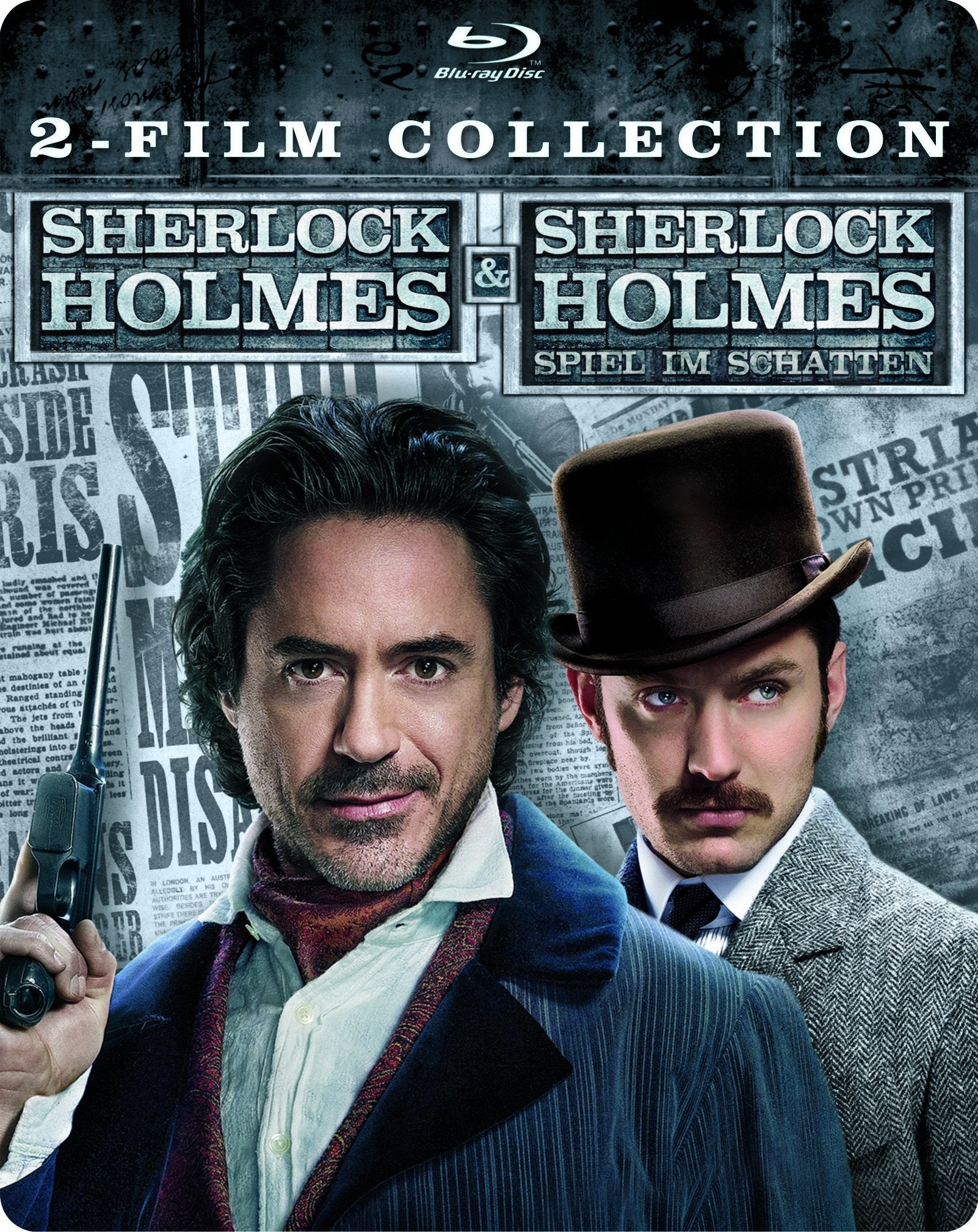 Sherlock Holmes & Sherlock Holmes: Spiel im Schatten Steelbook (Exklusiv bei Amazon.de) Films