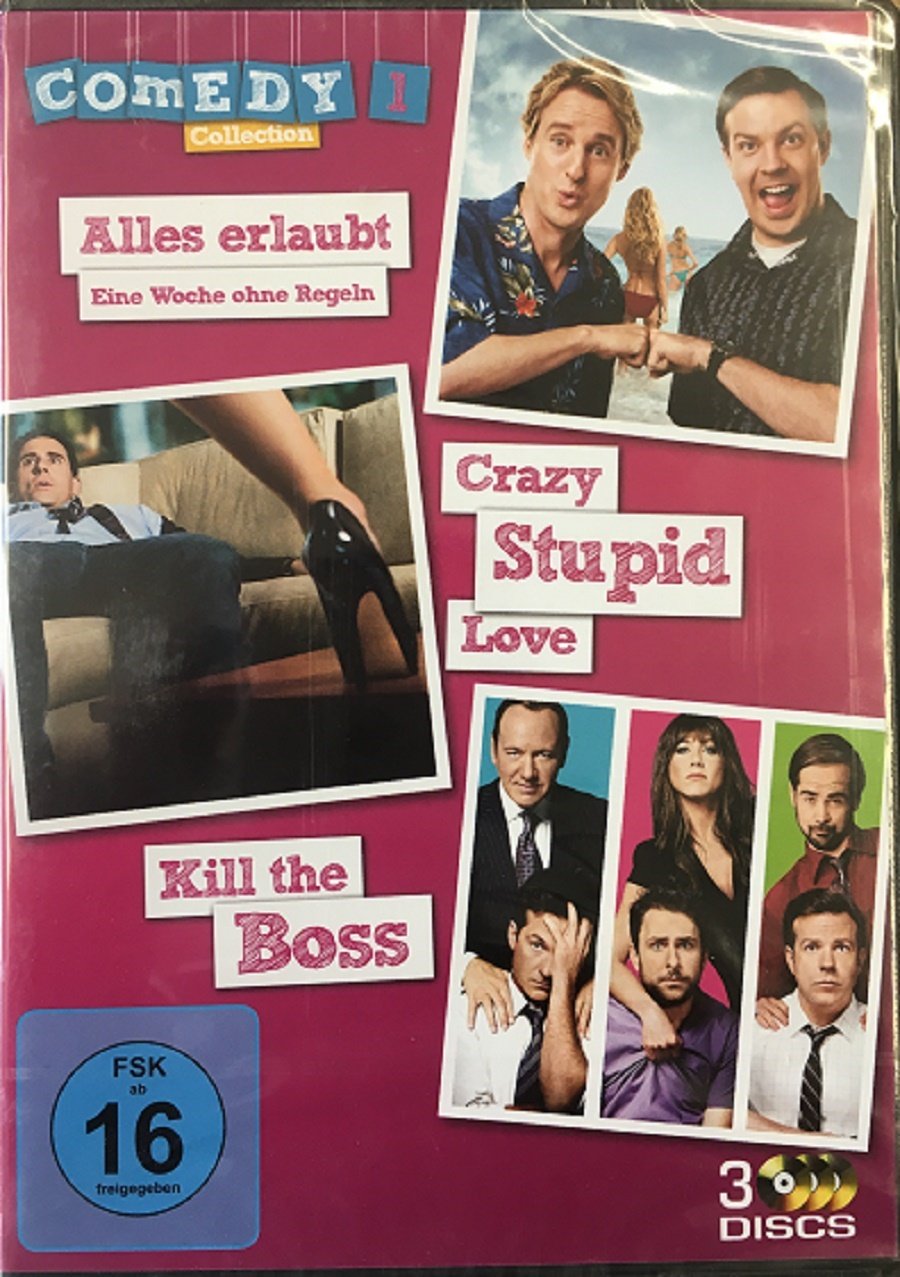 Alles erlaubt + Crazy Stupid Love + Kill the Boss / Comedy Collection 1 / 3 Filme Films