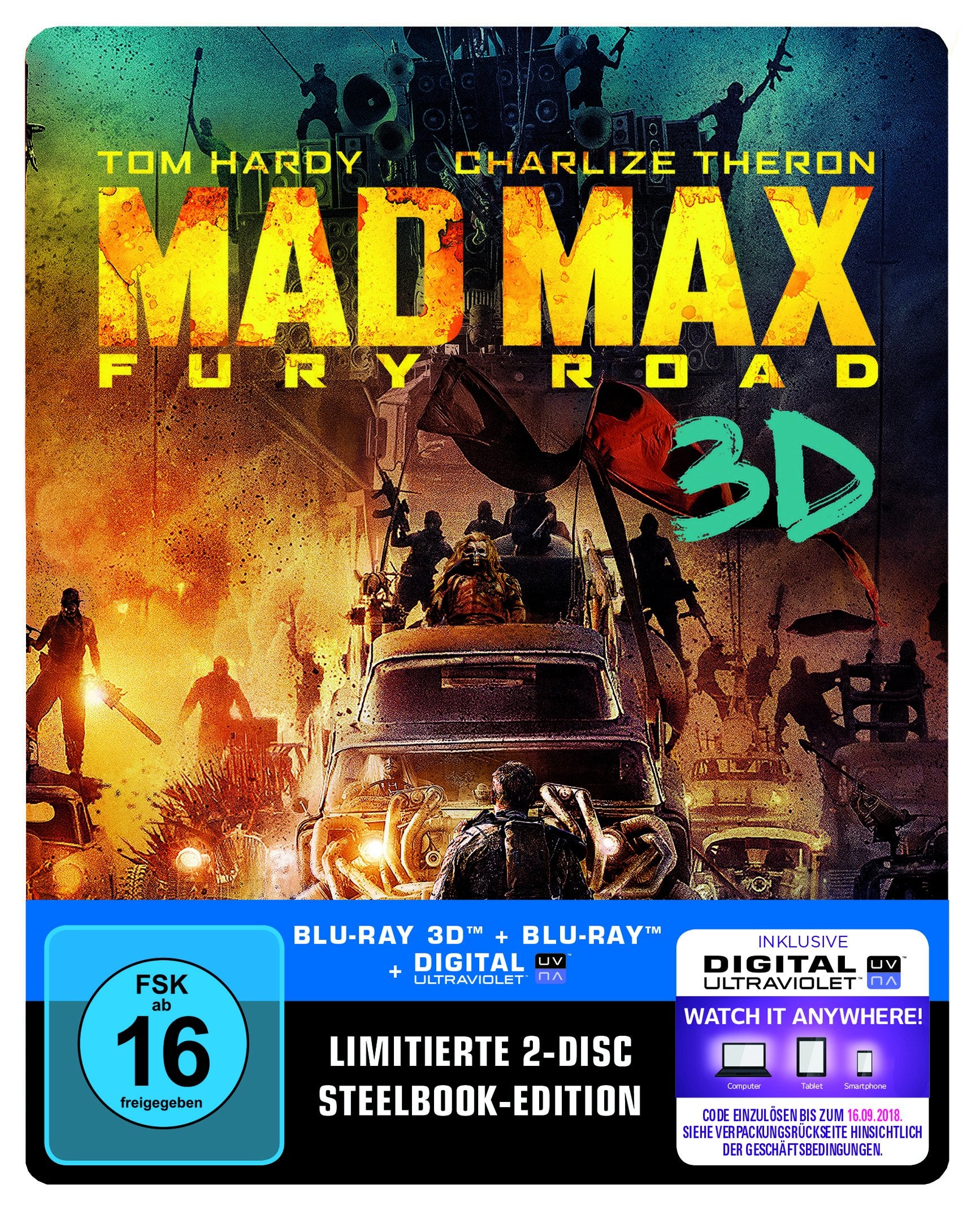 Mad Max: Fury Road Steelbook (exklusiv bei Amazon.de) Films