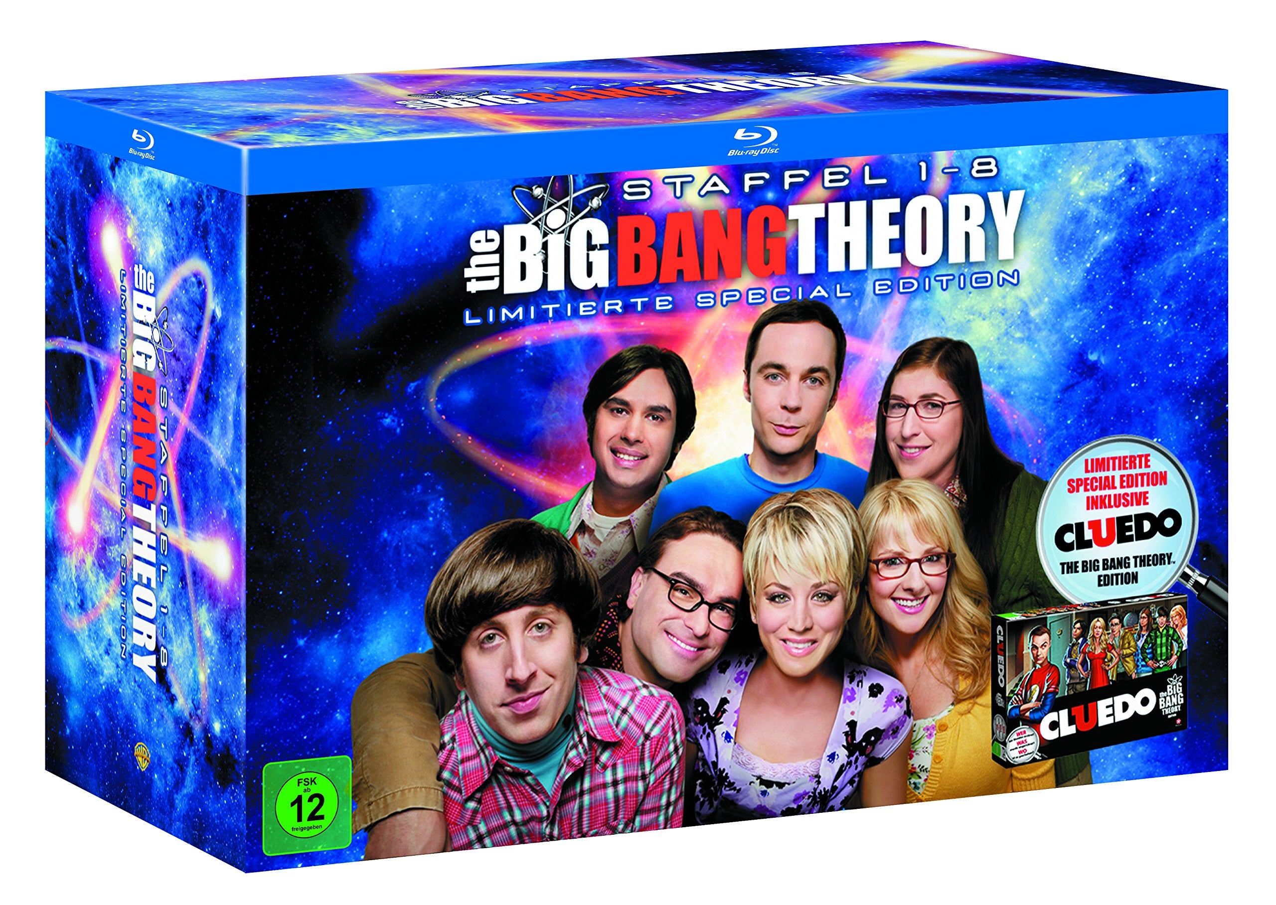 The Big Bang Theory - Staffel 1 bis 8 inkl. Cluedo (exklusiv bei Amazon.de) Box sets