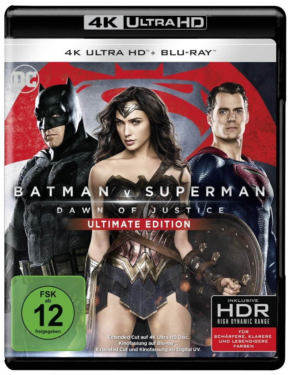 Batman v Superman: Dawn of Justice (4K Ultra-HD + 2D-Blu-ray) (2-Disc Version) Films