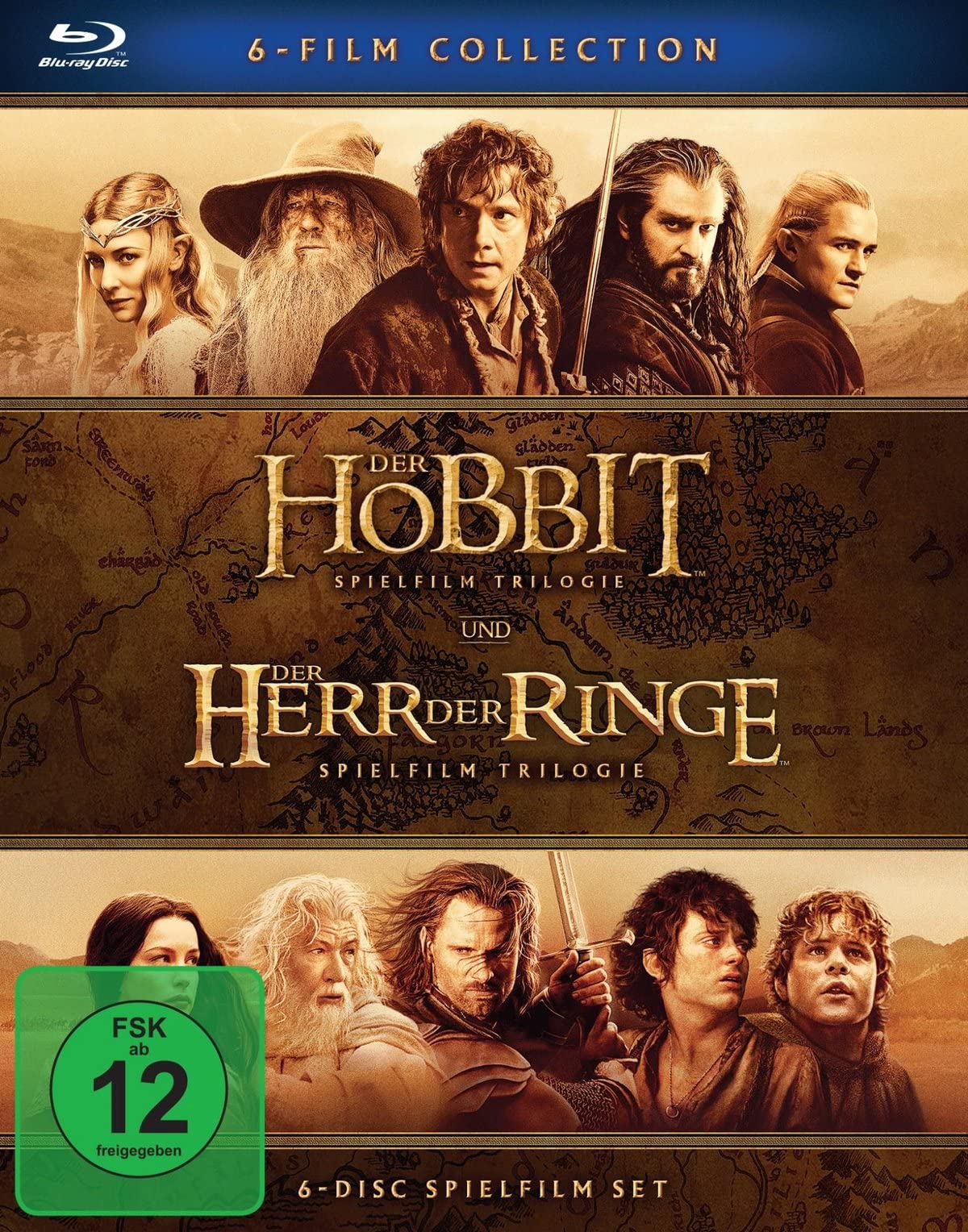 Mittelerde 6-Filme-Collection Movies