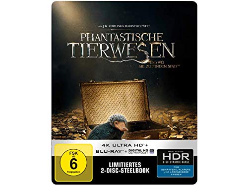 Phantastische Tierwesen und wo sie zu finden sind 4K, Blu-ray, Steelbook, 4K Ultra Hd + Blu-ray, Saturn exklusiv, OOP, Uncut, Regionfree Movies