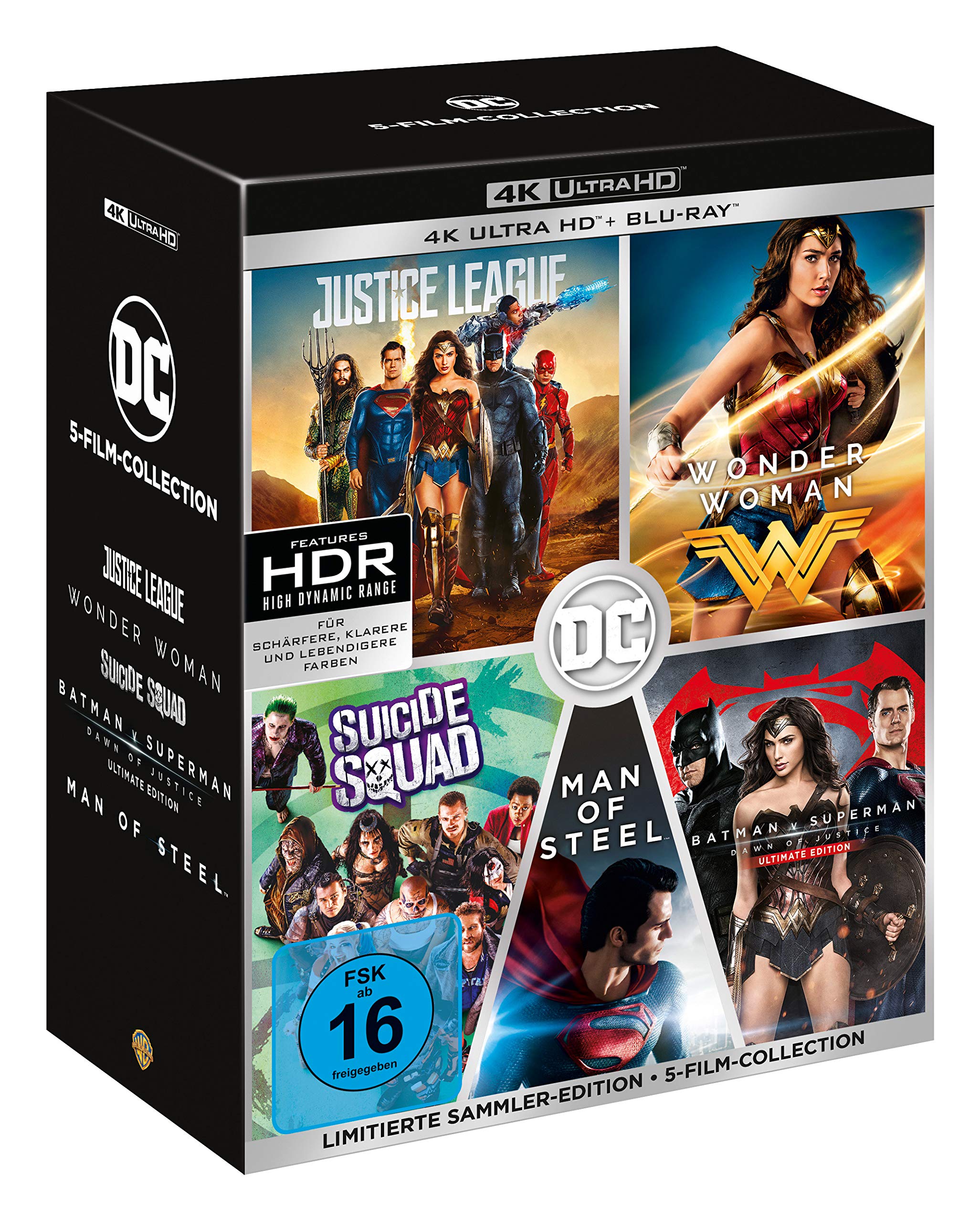 DC 5-Film-Collection (5 4K Ultra-HD) (+ 5 BRs) Films