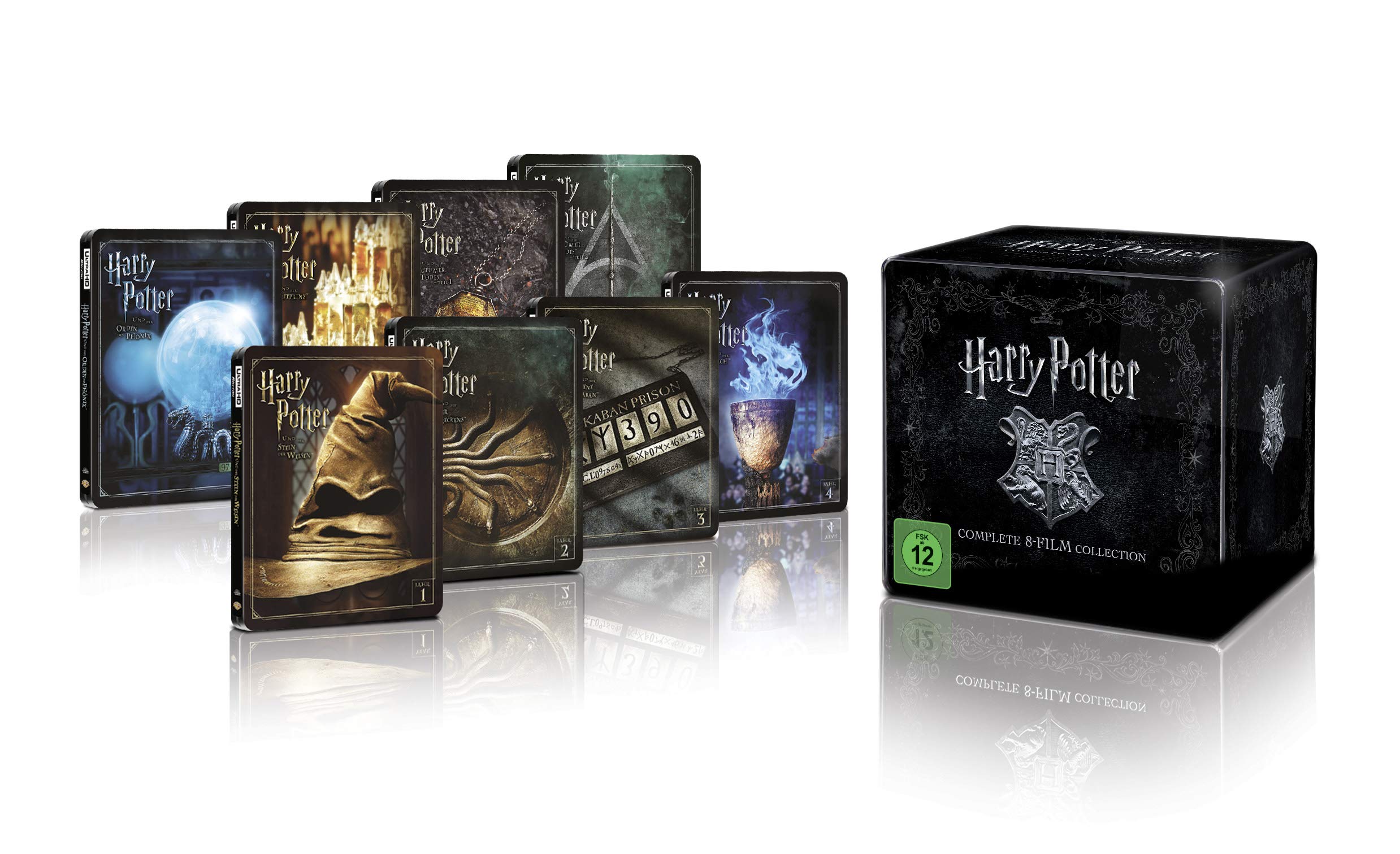 Harry Potter 4K Steelbook Complete Collection Films