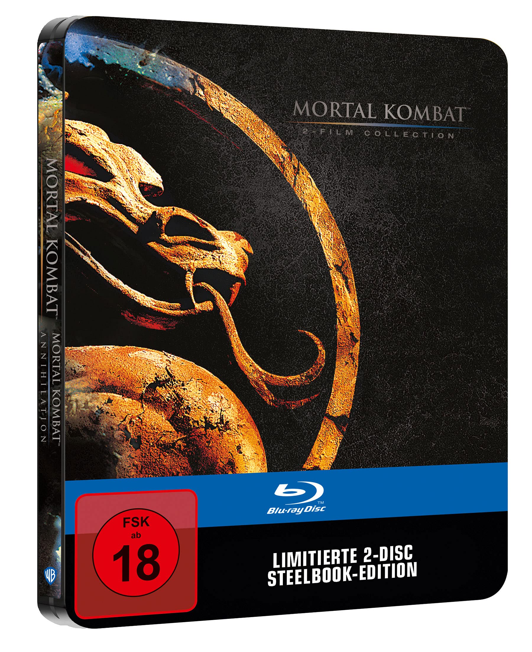 Mortal Kombat 1+2 - Blu-ray - Steelbook Films