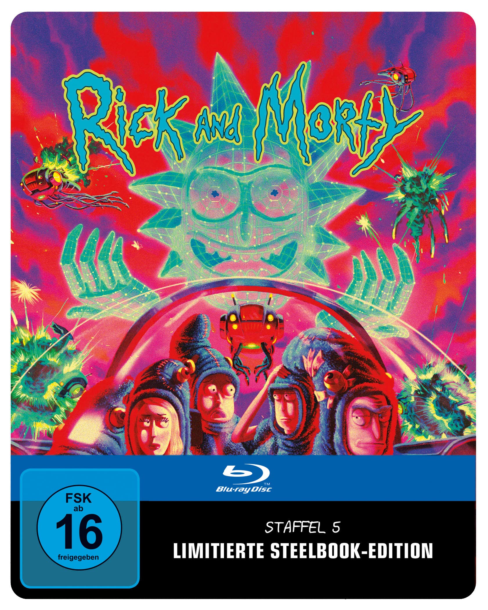 Rick & Morty Staffel 5 - Limited Steelbook (Blu-ray) Box sets