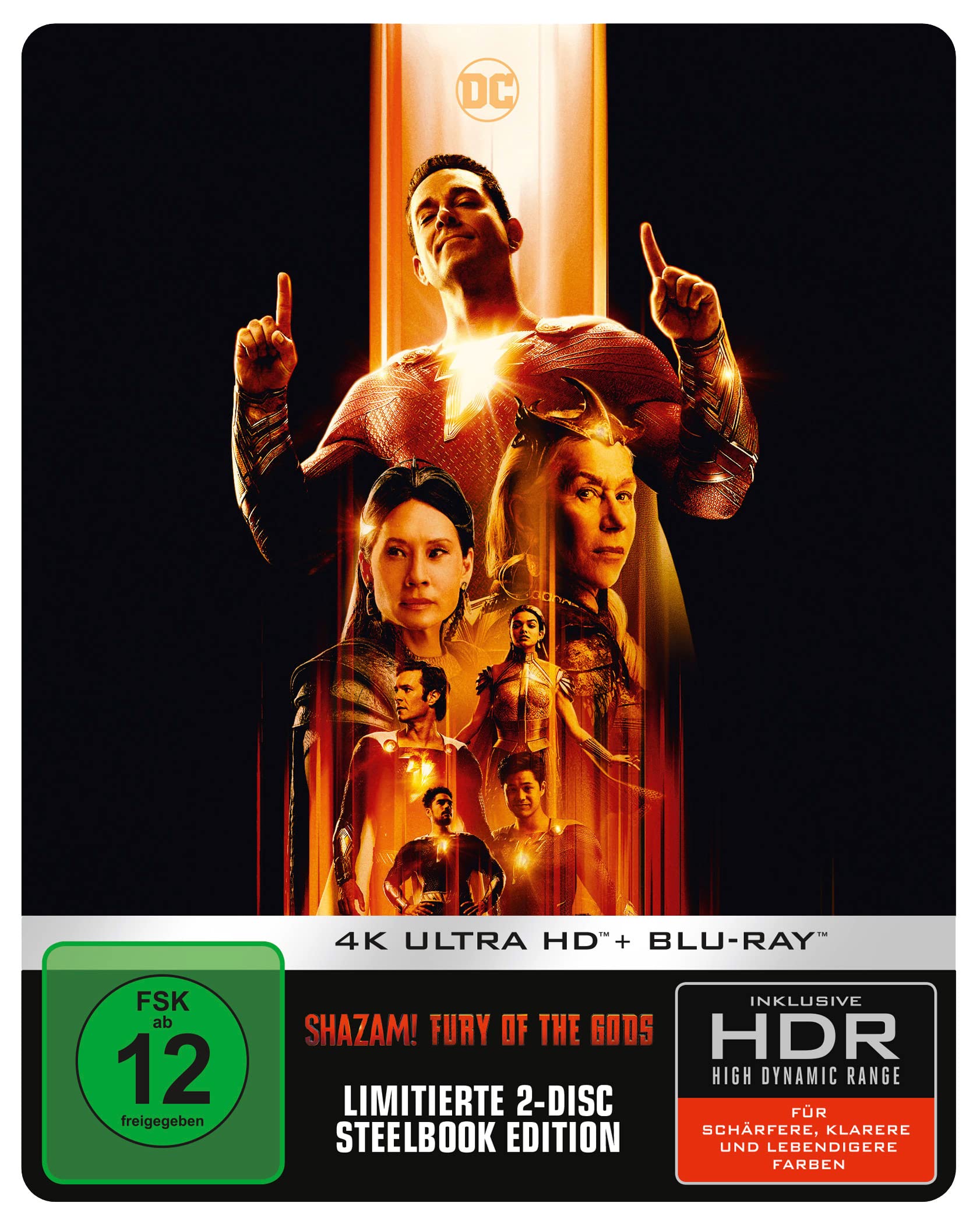 Shazam! Fury of the Gods - 4K UHD - Steelbook Movies