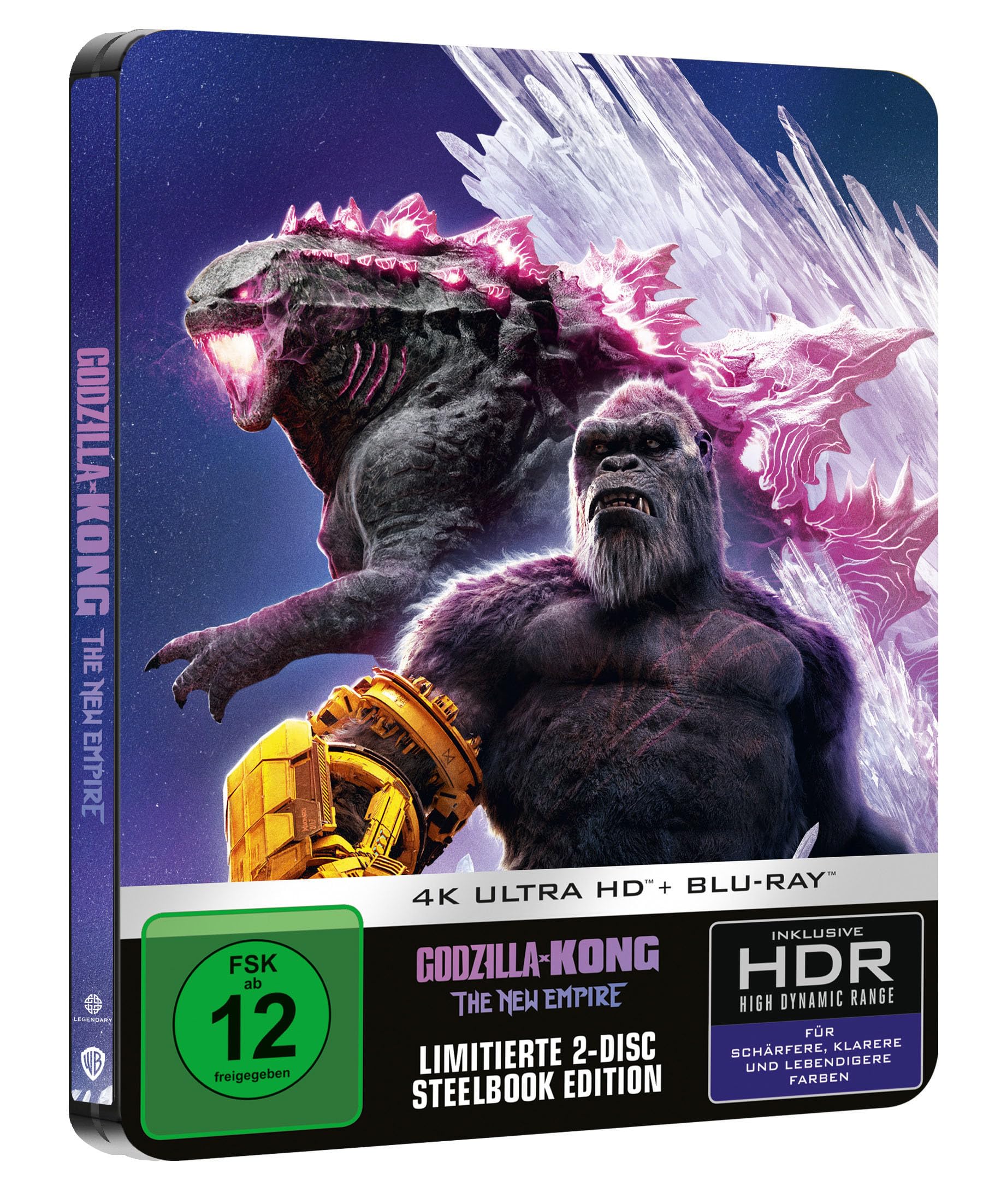 Godzilla x Kong: The new Empire - Limited Steelbook + Films