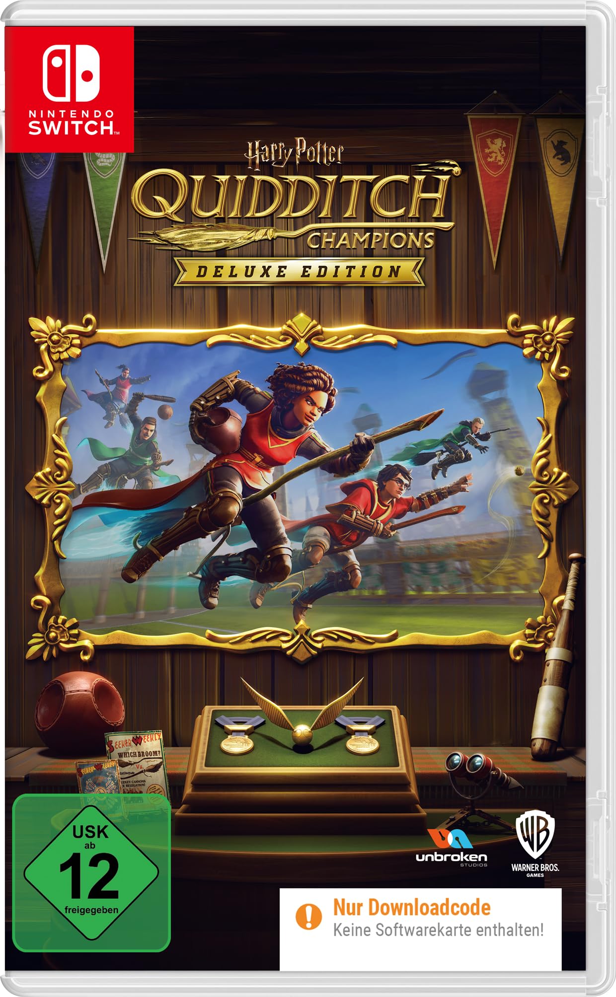 Harry Potter: Quidditch Champions Deluxe Edition (Switch) (Code in a Box) Nintendo Switch