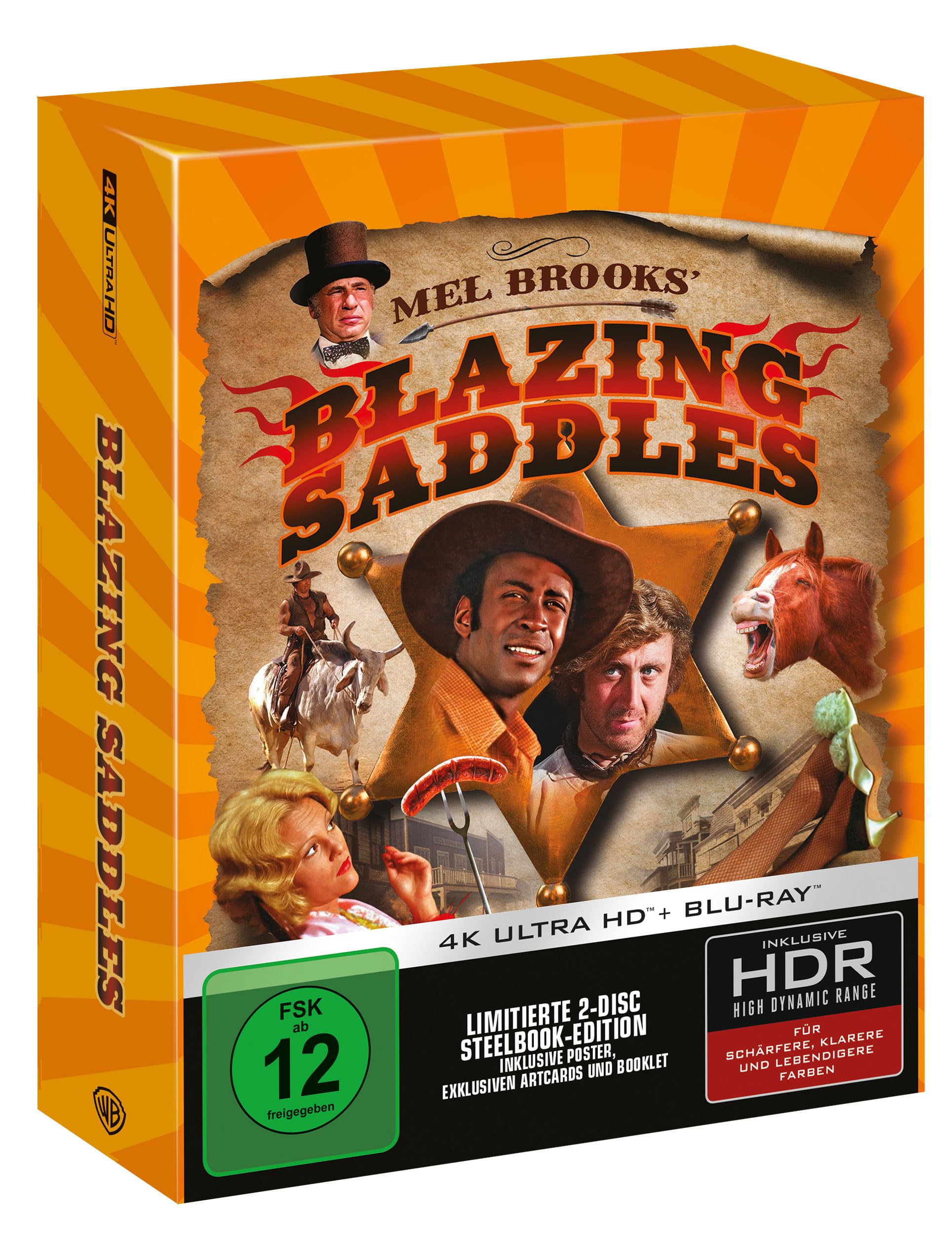 Blazing Saddles - Der wilde Westen - Ultimate Steelbook Collector's Editition (4K UHD + Blu-ray) Films