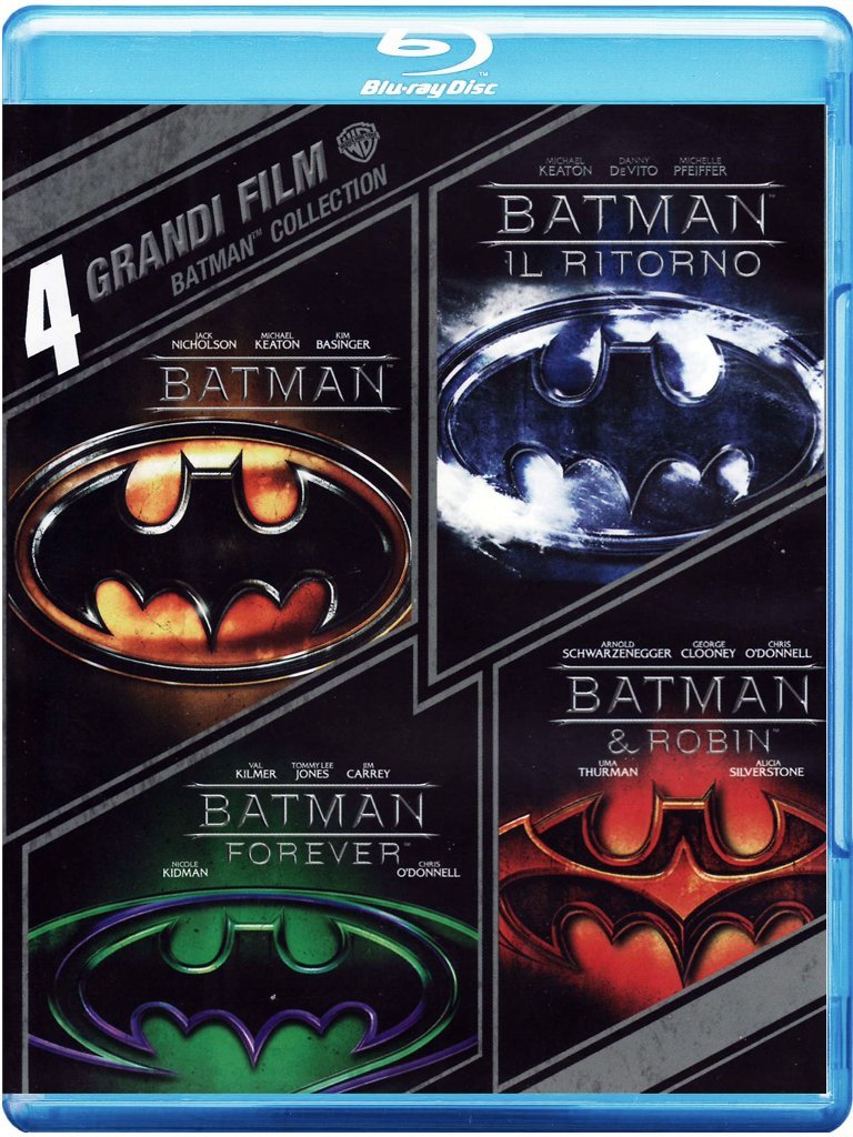 4 Grandi Film - Batman Collection dvd