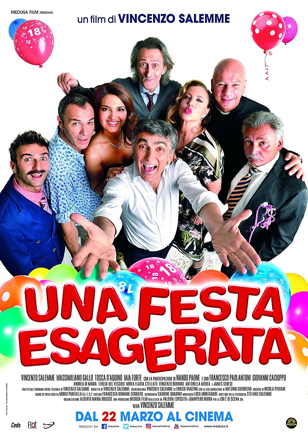 SALEMME VINCENZO - UNA FESTA ESAGERATA (1 DVD) Movies