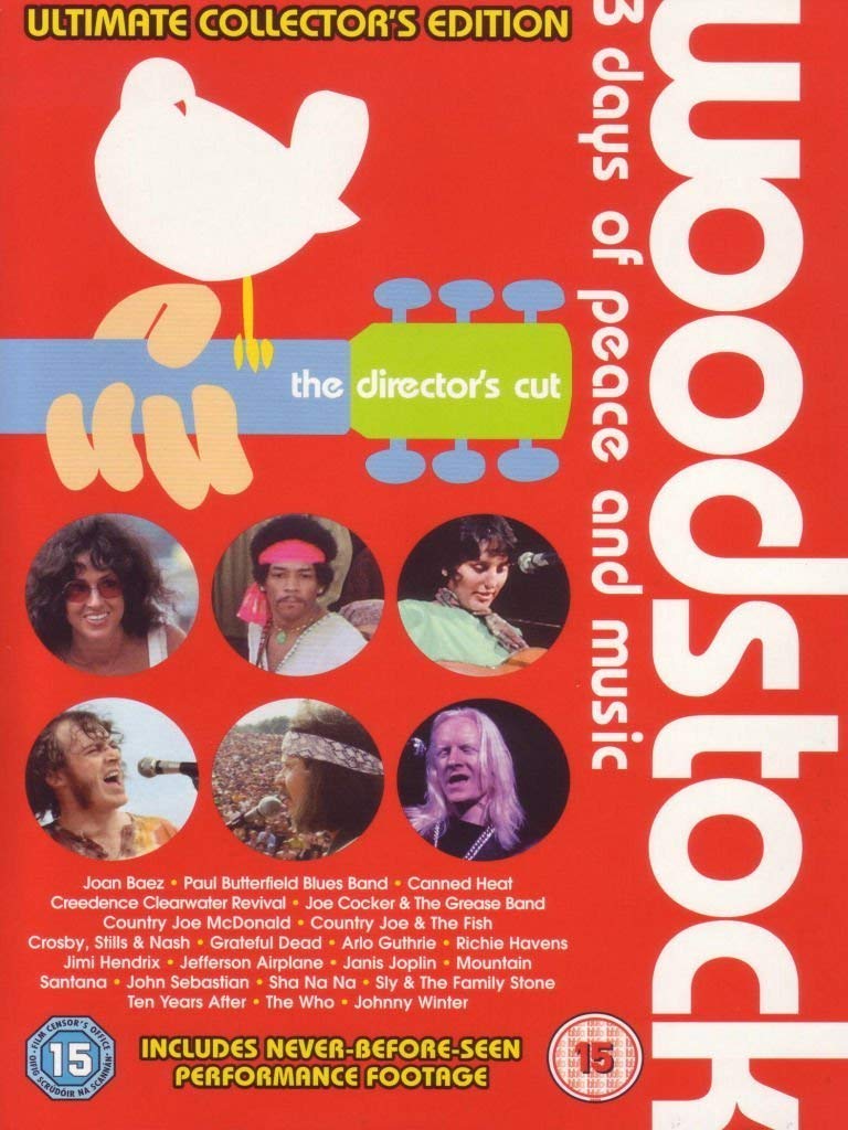 Woodstock - 3 days of peace and music (ultimate collector's edition) (the director's cut) Movies