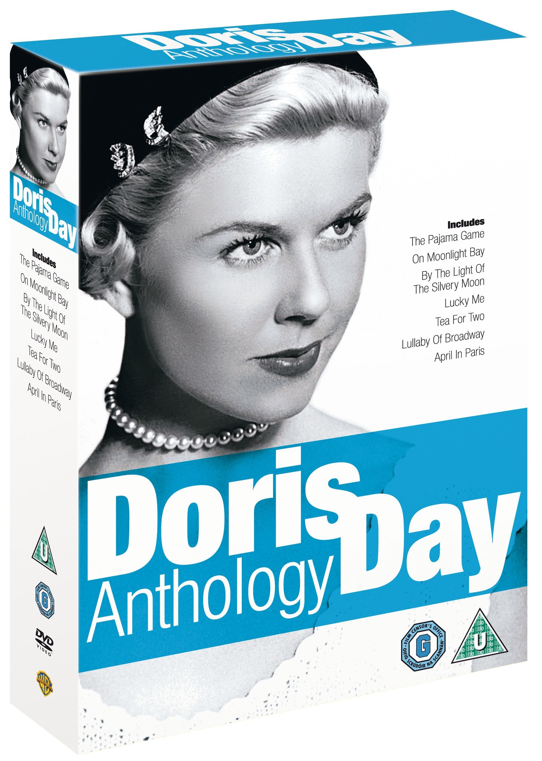 The Doris Day Collection Anthology (Pajama Game/April In Paris/By The Light of The Silvery Moon/On Moonlight Bay/Lucky Me/Tea For Two/Lullaby of Broadway) Movies