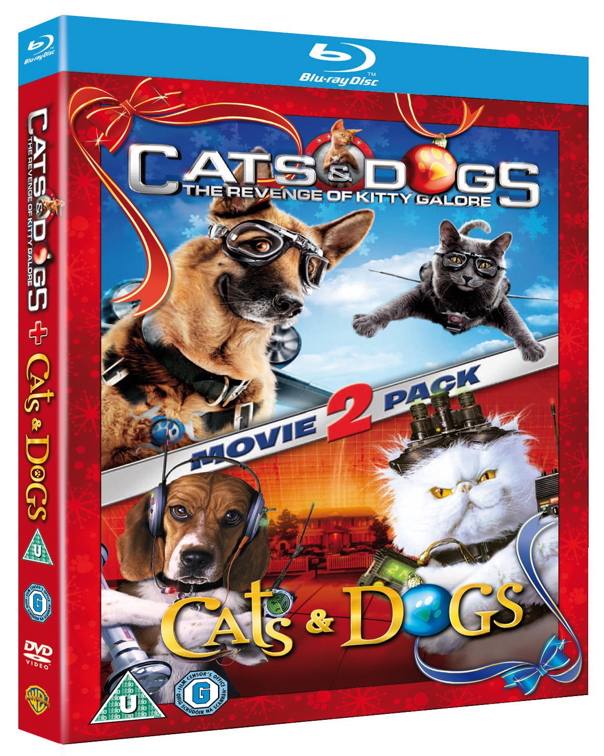Cats & Dogs 1 & 2 - 2 Movie Pack Movies