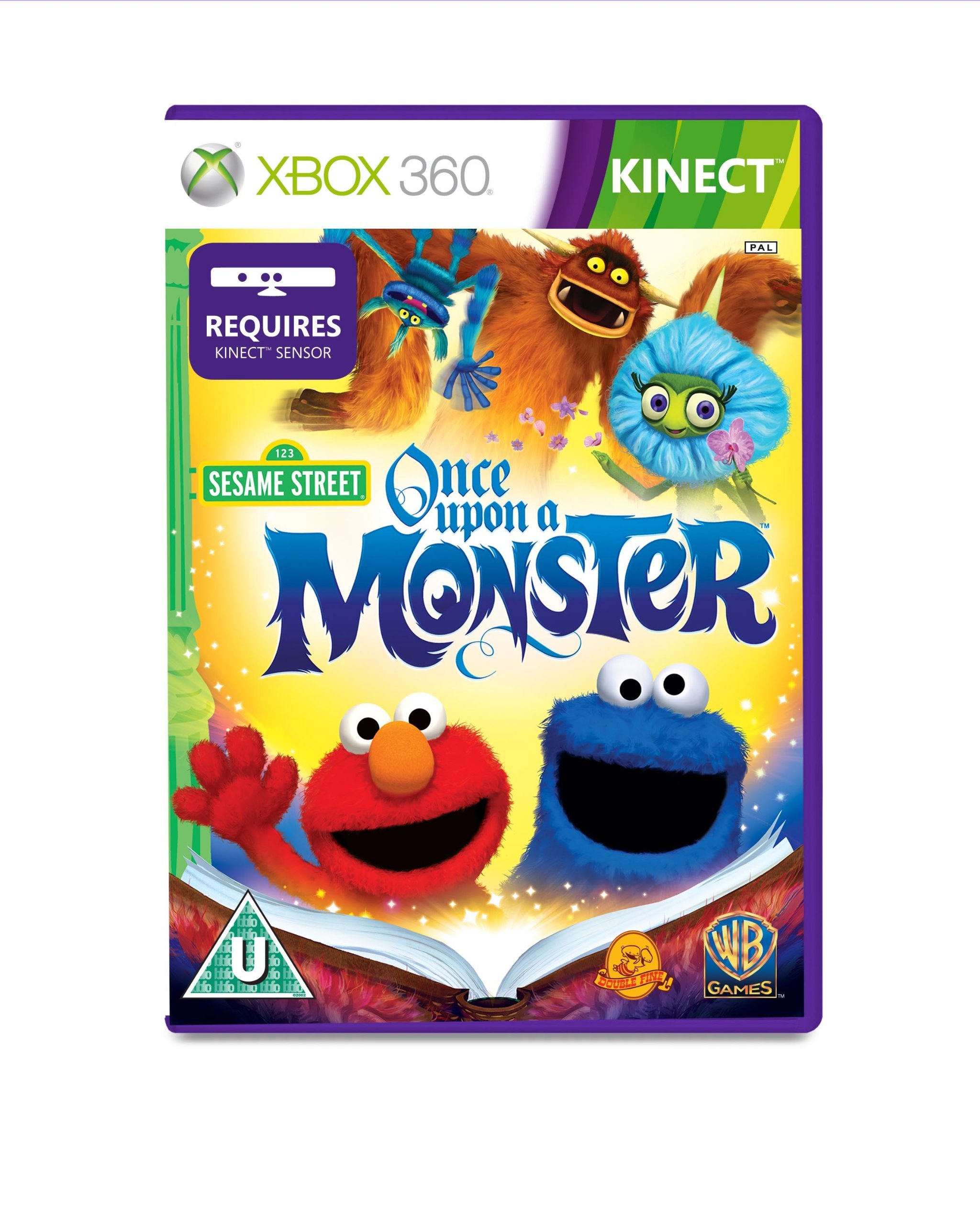 Kinect Sesame Street Once Upon A Monster Game XBOX 360 Xbox 360