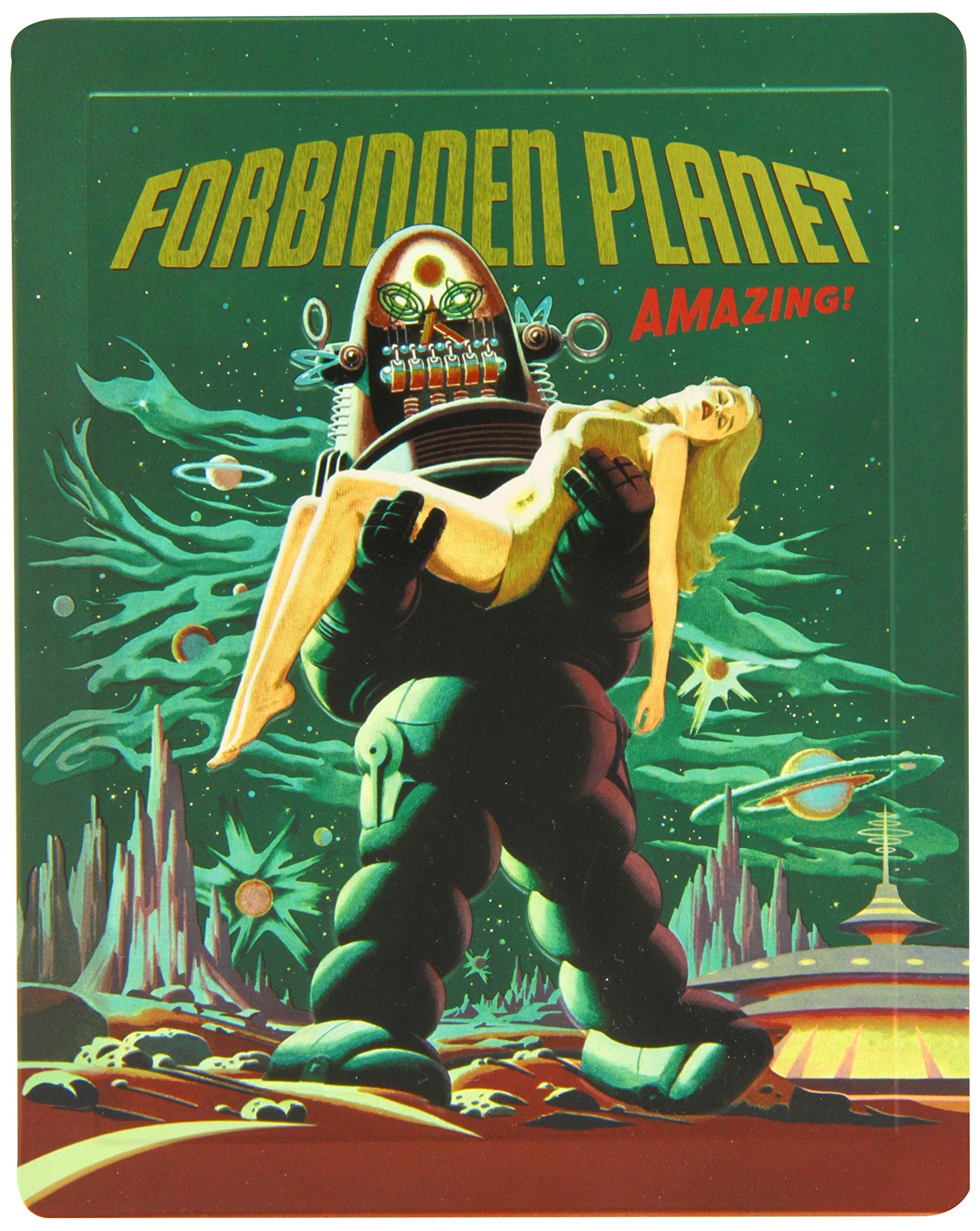 Forbidden Planet Blu ray Steelbook - Entertainment Exclusive Films