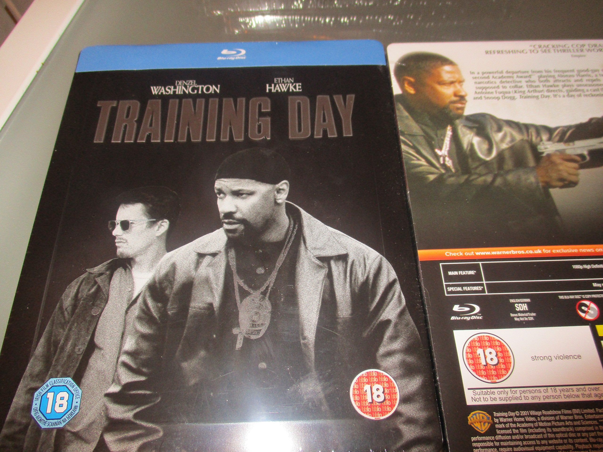 Training Day Steelbook Blu-ray mit deutschem Ton, OOP, Zavvi Exclusive Limited Edition Steelbook (Ultra Limited) Uncut, Regionfree Movies