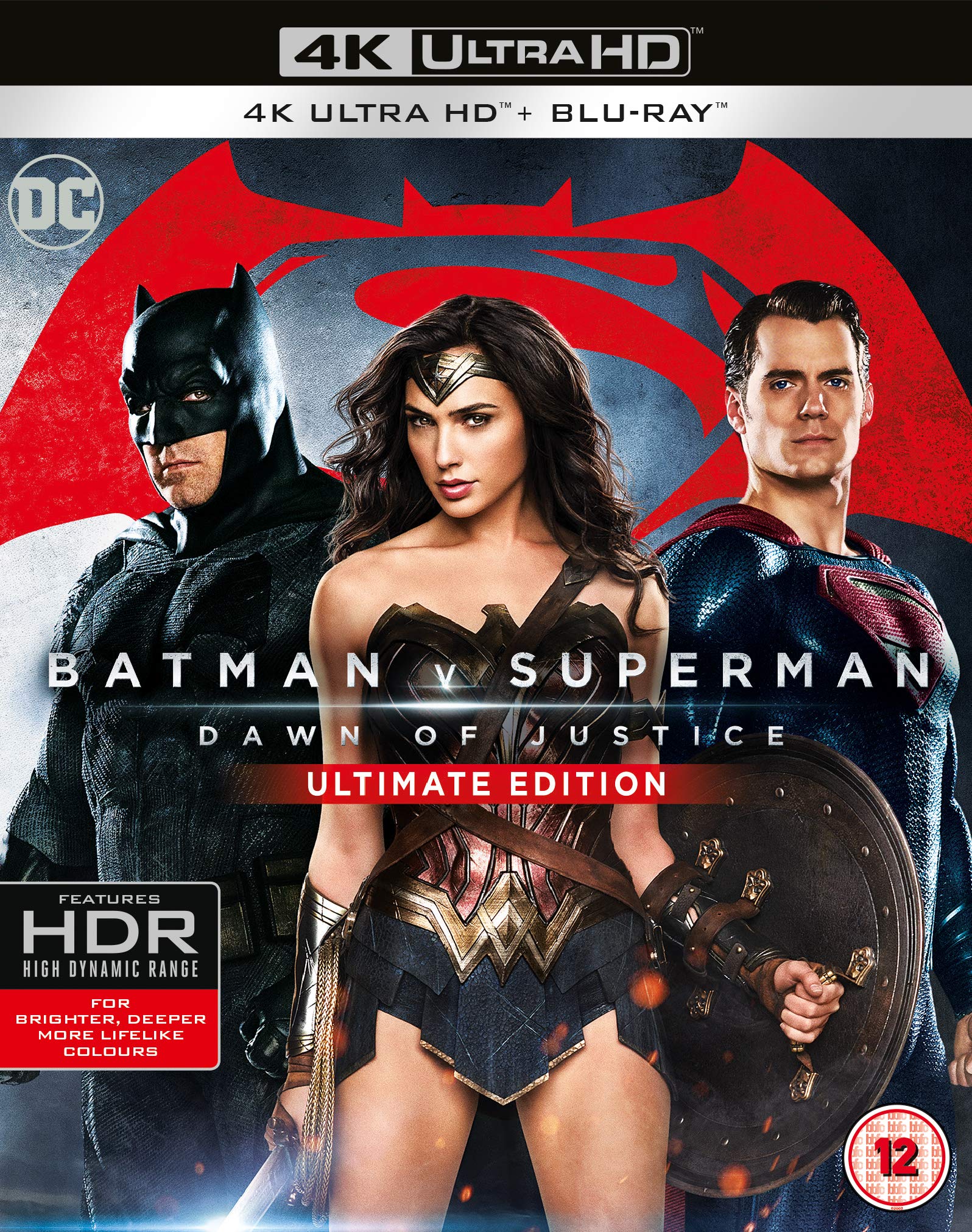Batman v Superman: Dawn of Justice (Ultimate Edition 4K Ultra HD Blu-ray) UK-Import, Sprache-Englisch... Movies