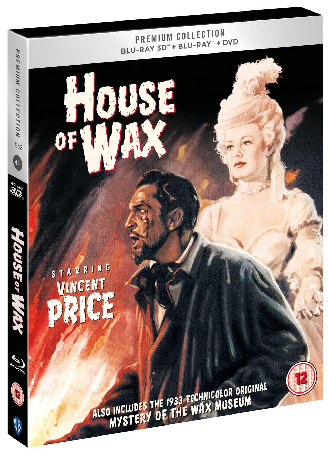 House Of Wax Slipcased Edition 3D Blu Ray / Blu Ray / DVD / Digital Download / Import / Region Free Blu Ray Movies