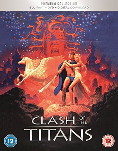 Clash Of The Titans Slipcased Edition Blu Ray + DVD + Booklet + Digital Download / Region Free Blu Ray Movies