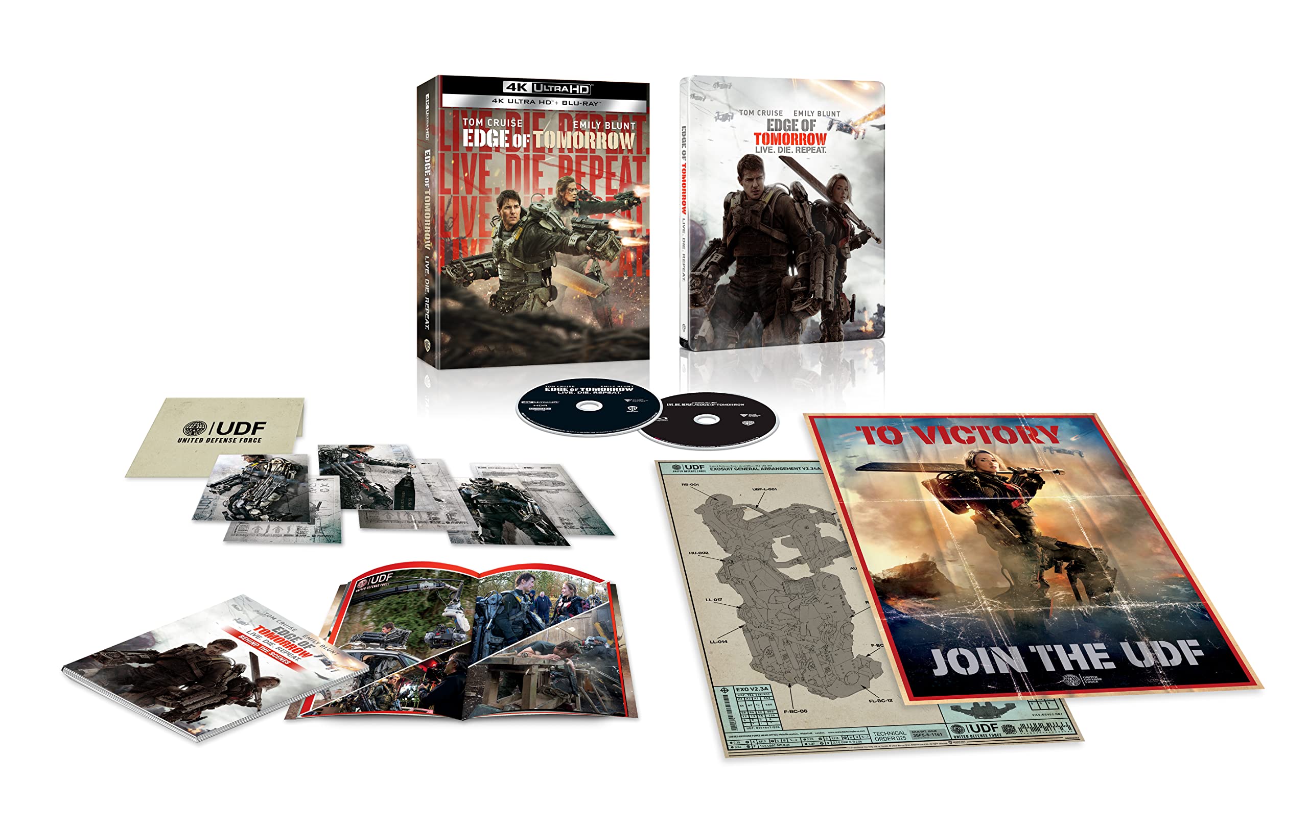 Edge of Tomorrow - Live. Die. Repeat (BOX) (Deutsche Sprache. Deutsche Untertitel) Films