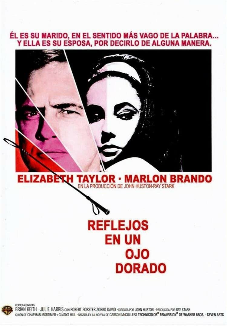 Spiegelbild im Goldenen Auge - Reflections in a golden Eye 1967 John Huston, Elizabeth Taylor, Marlon Brando EU-Import=Kein Deutsch - Nur Englisch Movies