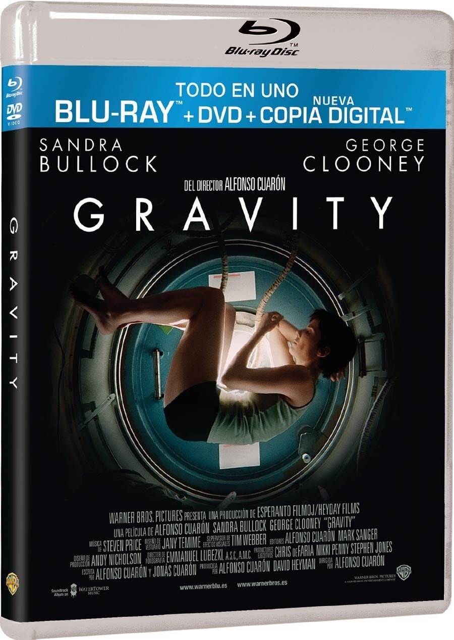 Gravity (Bd + Dvd + Copia Digital) (Blu-Ray) (Import) (Keine Deutsche Sprache) (2014) Sandra Bullock; Films