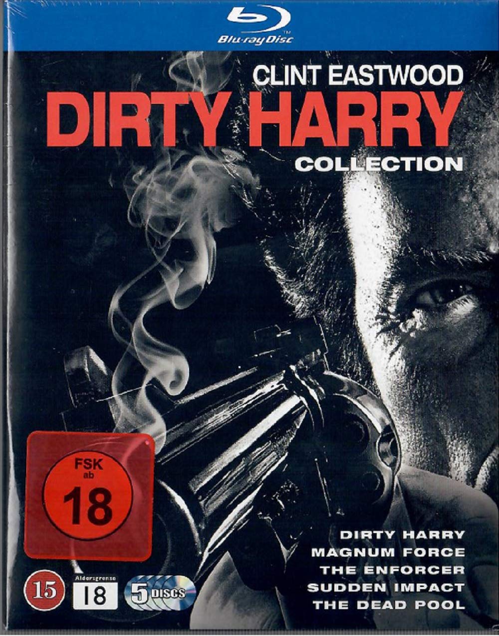 Dirty Harry Collection Box Teil 1-5 - Uncut Films