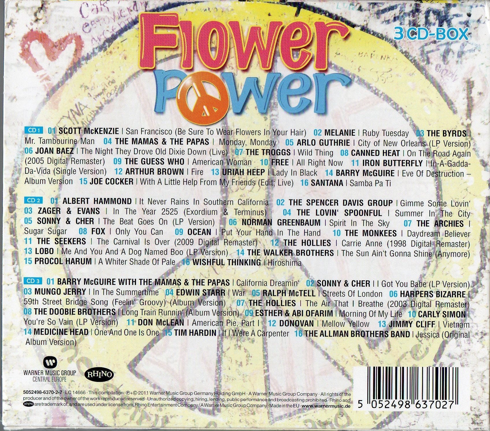 Flower Power-the Spirit of Love & Peace Pop