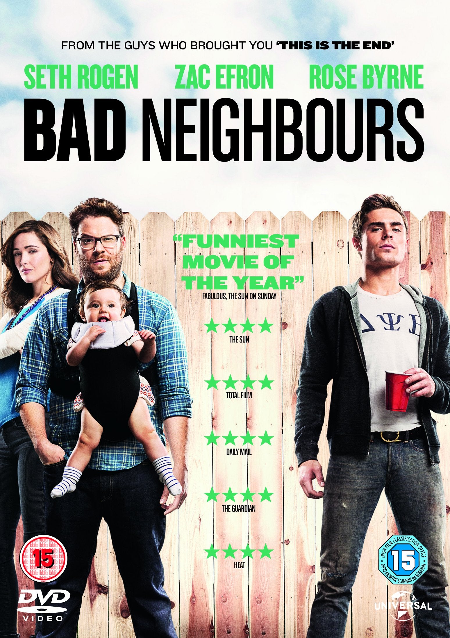 Universal Pictures - Bad Neighbours (Ex-Rental) DVD (1 DVD) Films