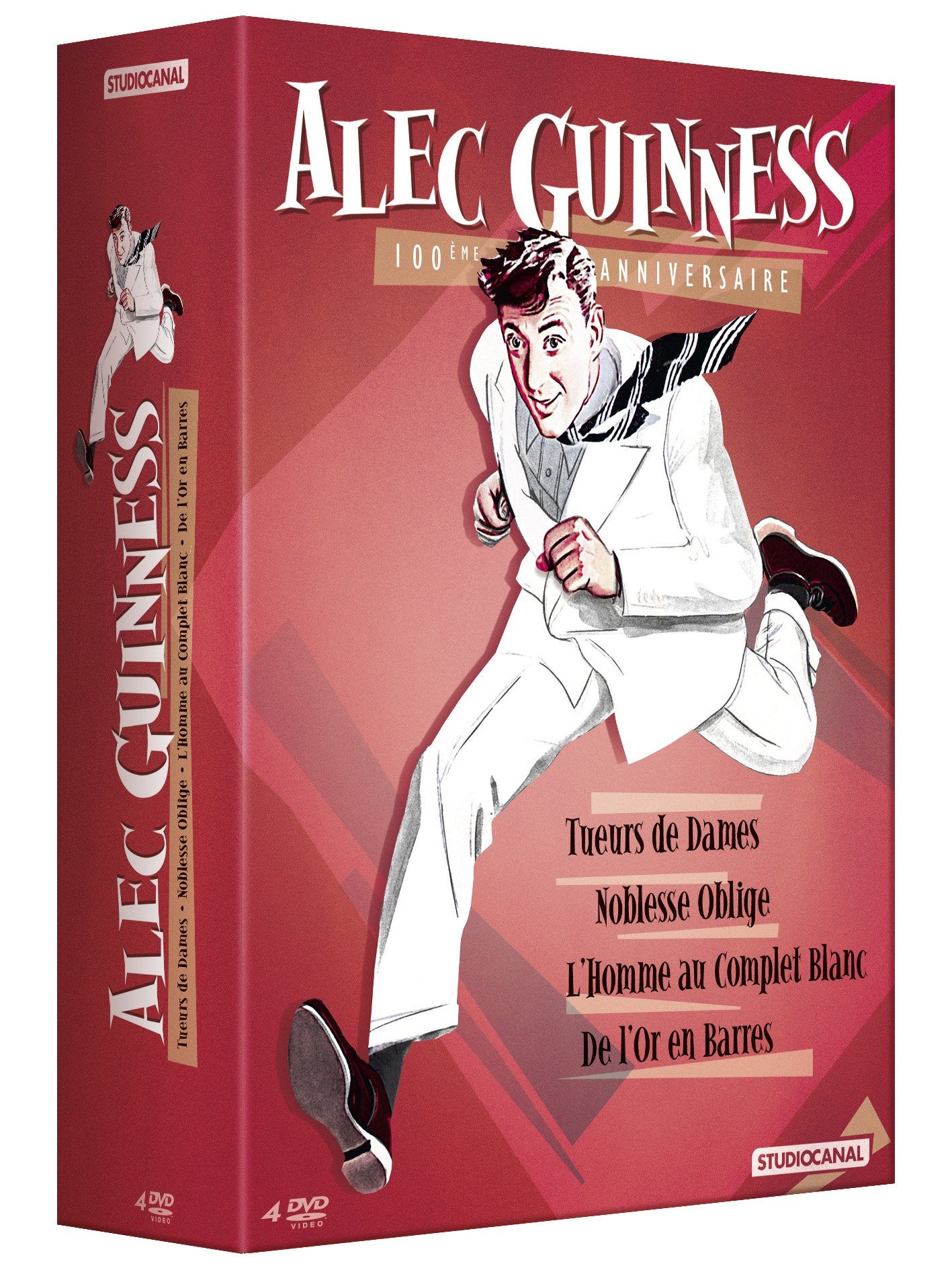 Coffret Alec Guinness: Tueurs de dames / Noblesse oblige / L'homme au complet blanc / De l'or en barres Movies