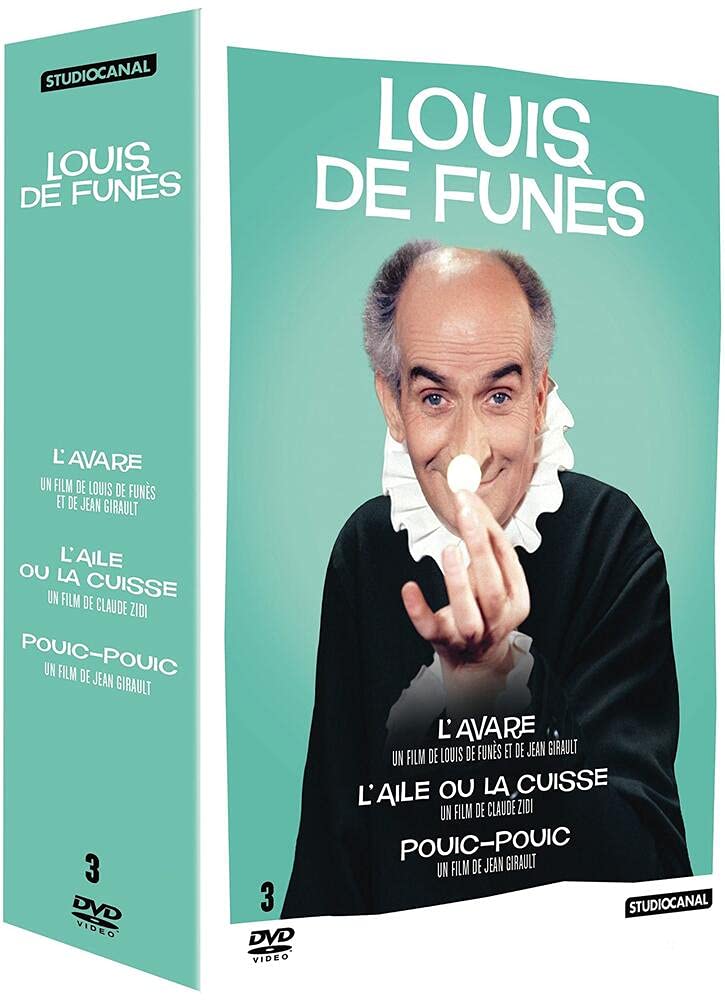 Coffret louis de funès : l'aile ou la cuisse ; l'avare ; pouic-pouic Movies