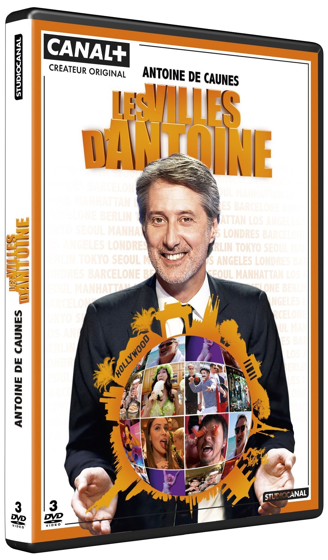 Coffret les villes d'antoine de caunes Films