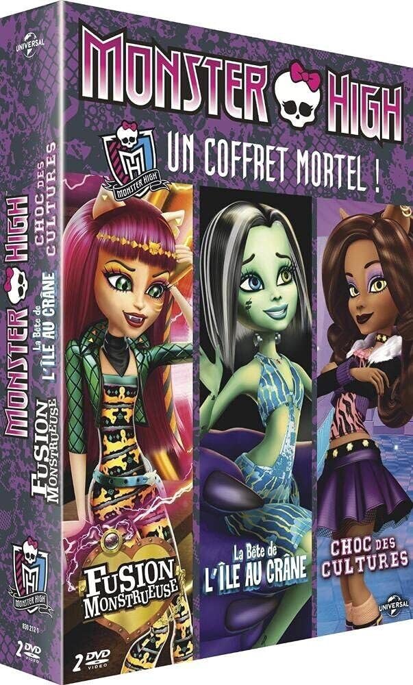 Coffret monster high : fusion monstrueuse ; doublement mortel Films