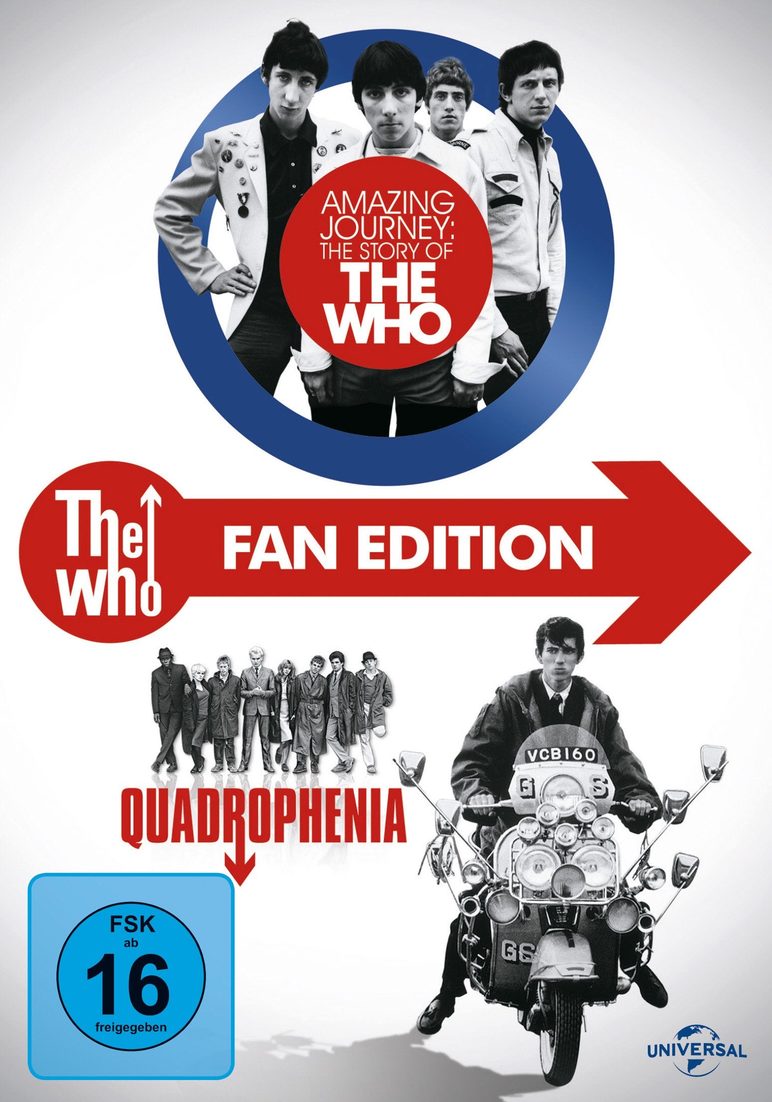 The Who - Amazing Journey: The Story of The Who / Quadrophenia (Limited Fan Edtion, 3 Discs) Movies