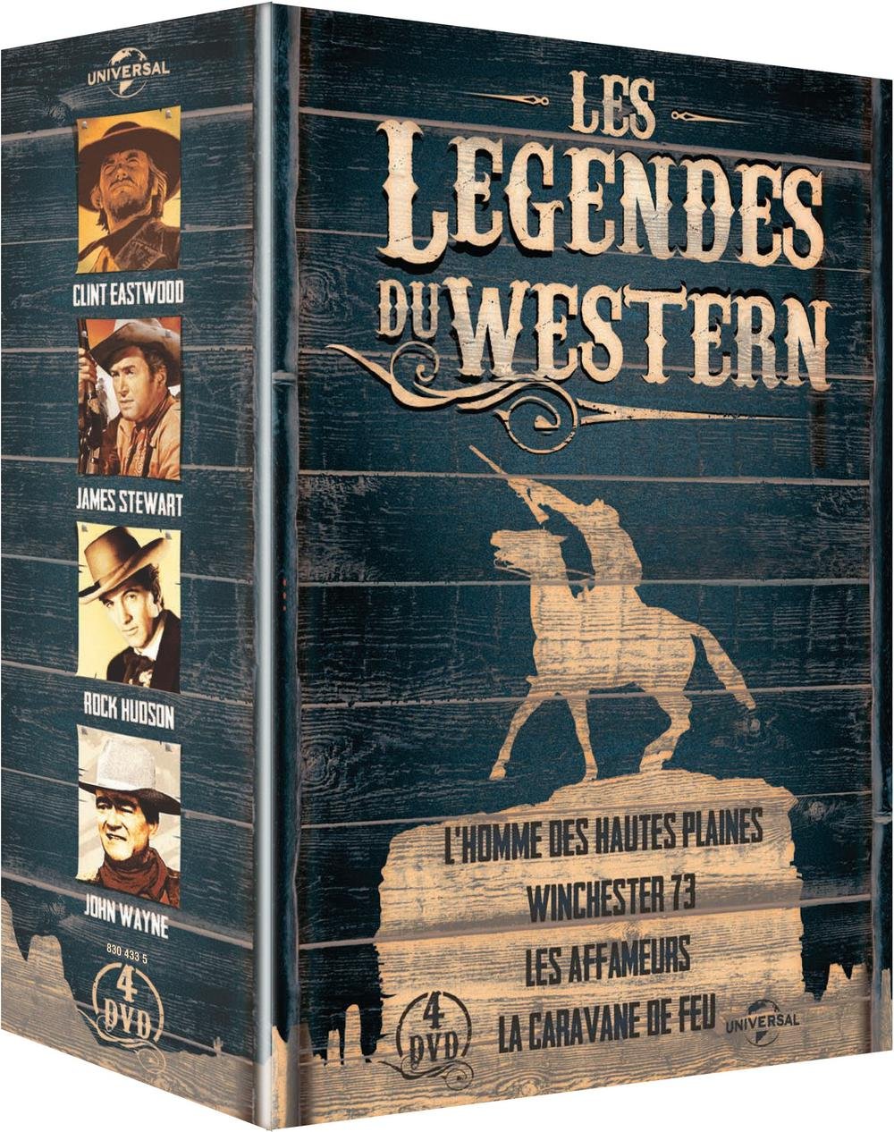 Coffret les légendes du western Films